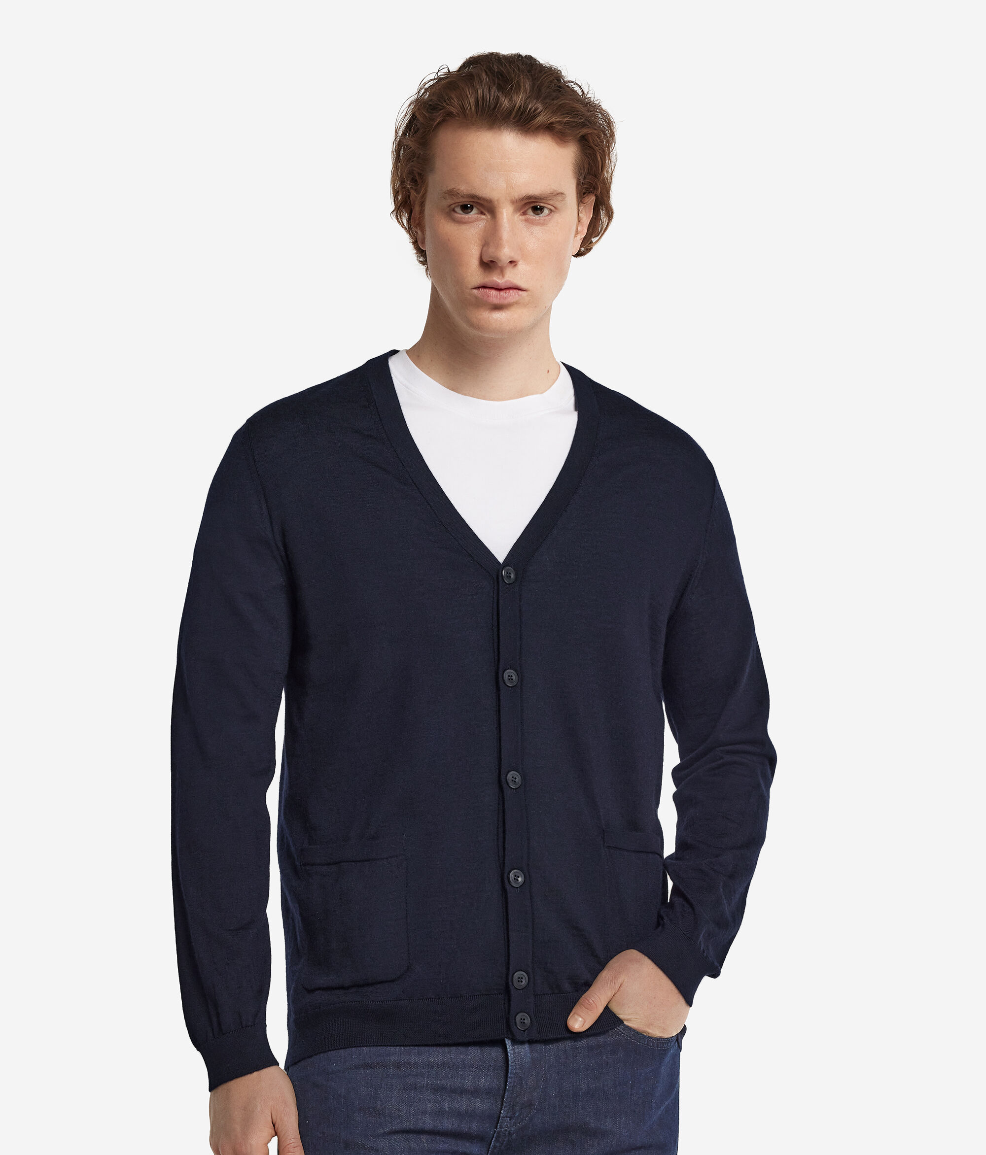 Ζακέτα από Cashmere με Κουμπιά