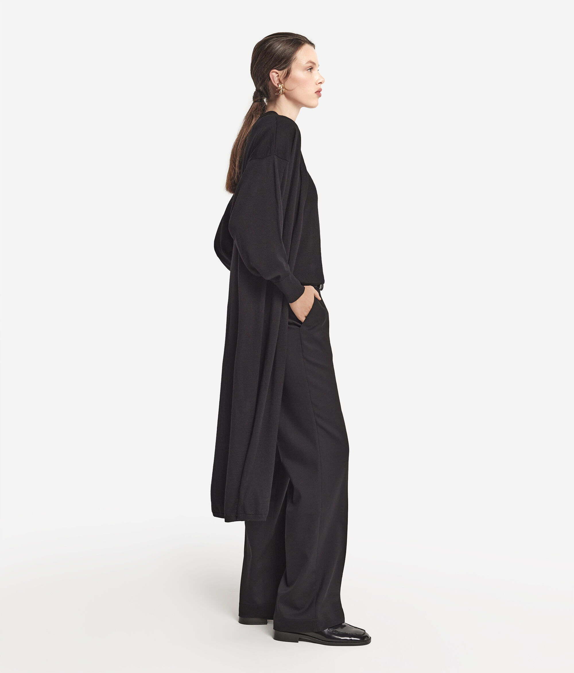 Long-Cardigan aus Kaschmir Ultrafine