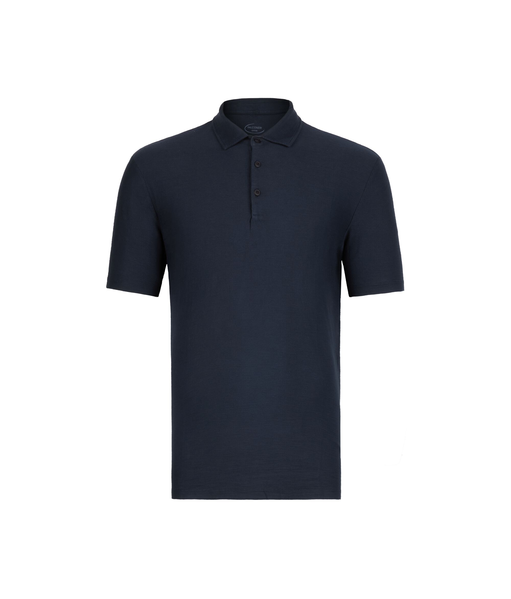 Polo en coton torsadé Colore Bleu