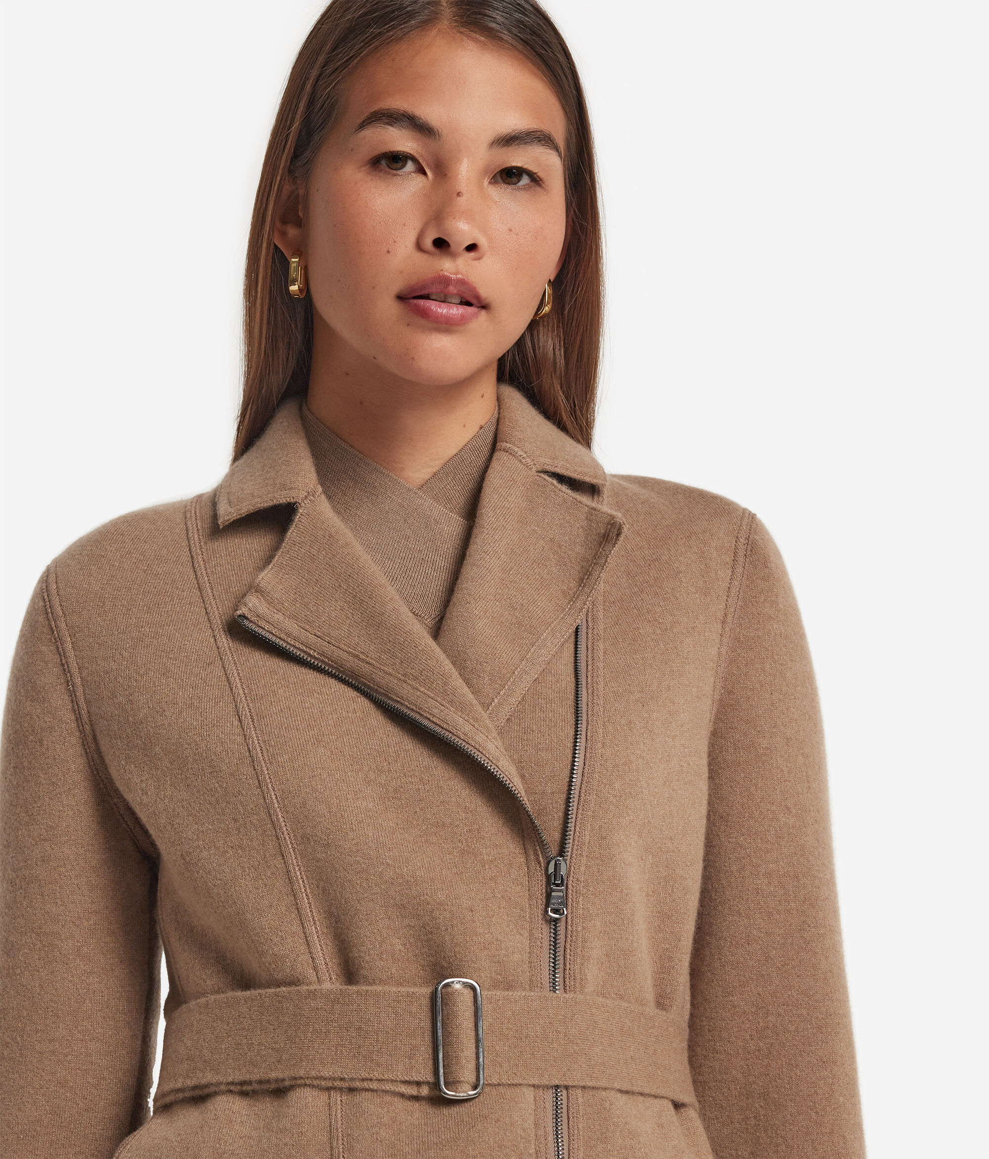 Ultrasoft Cashmere Biker Jacket