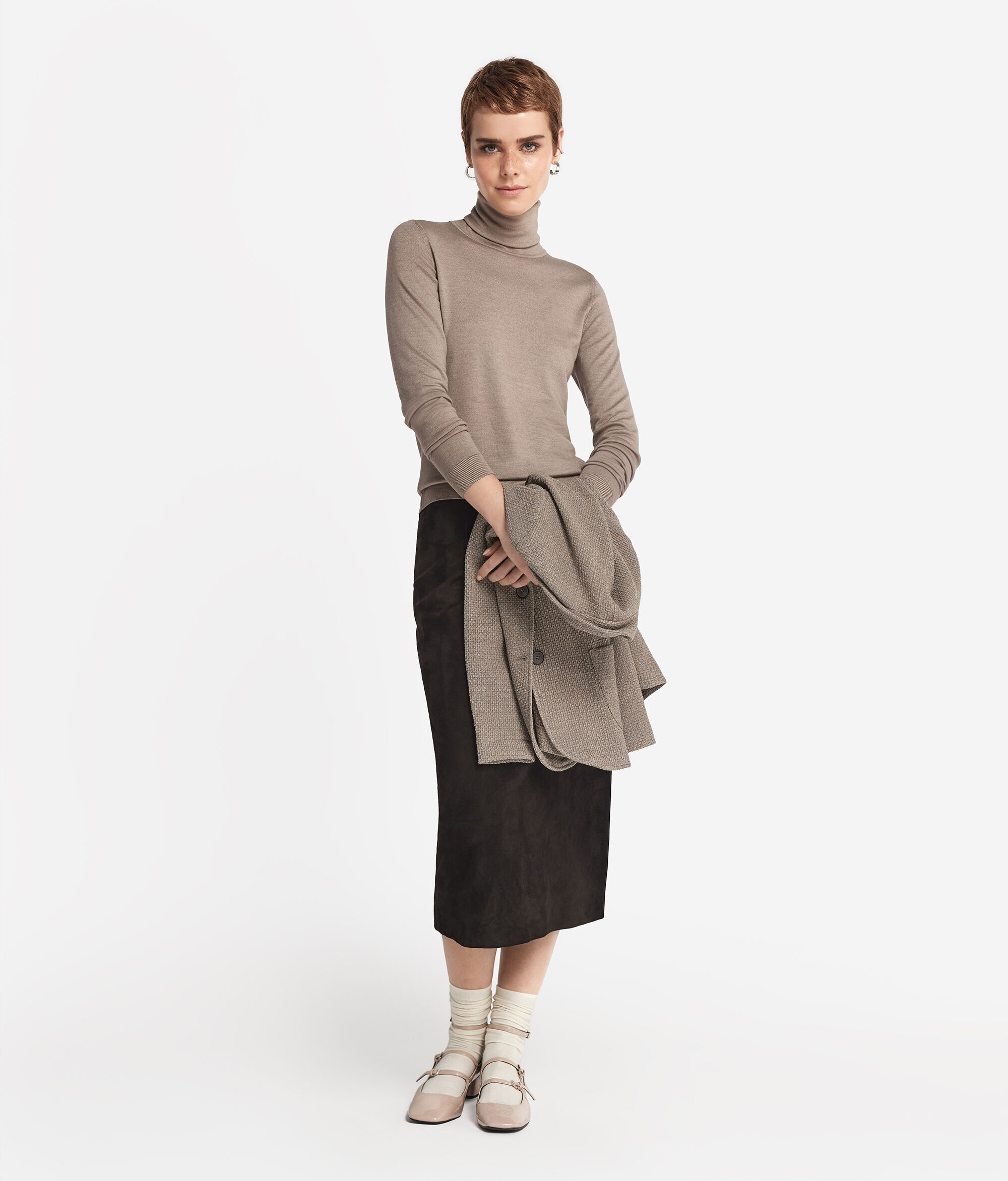 Ultrafine Cashmere Turtleneck Jumper