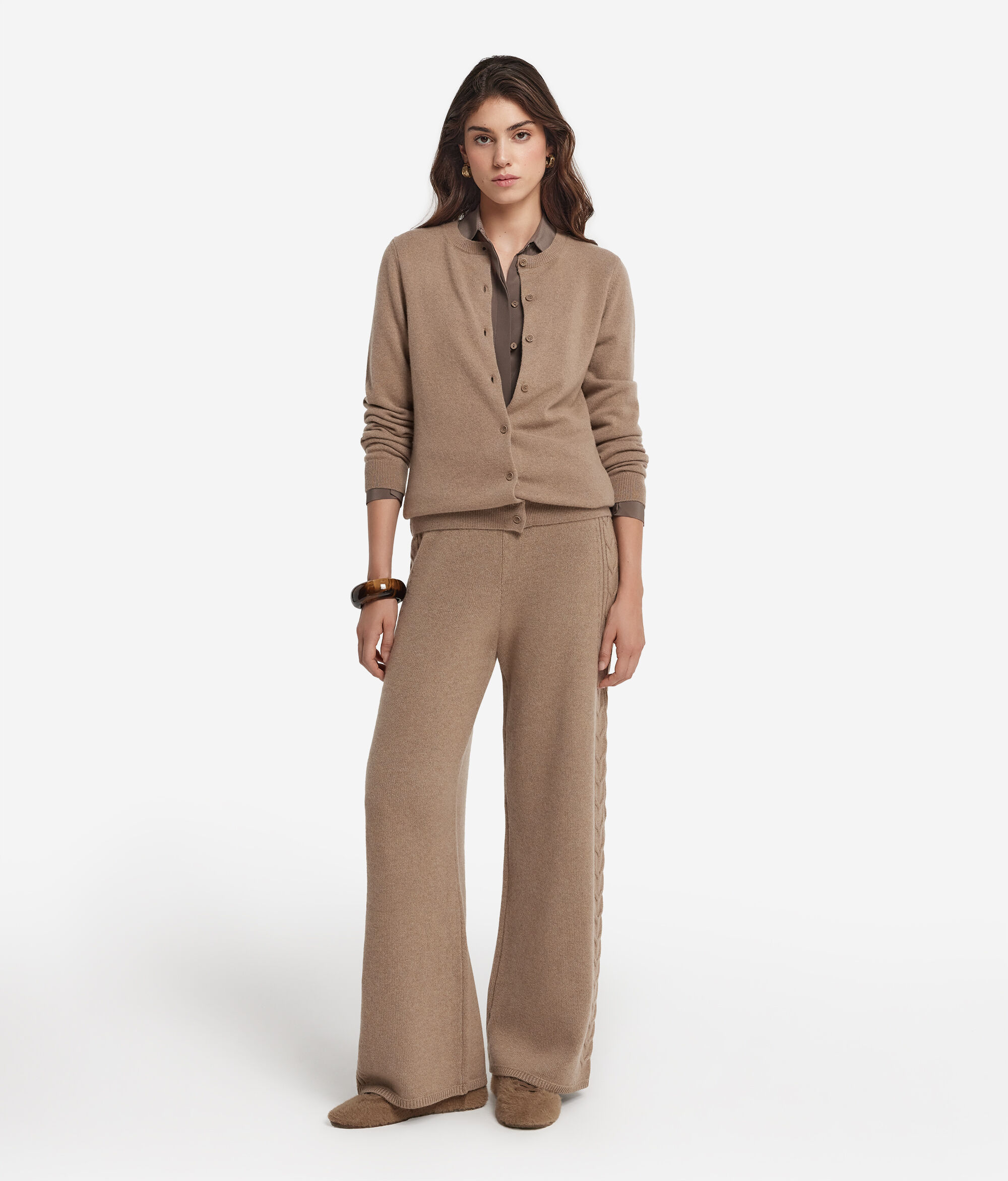 Pantalons amb detall de vuits de Cashmere Ultrasoft