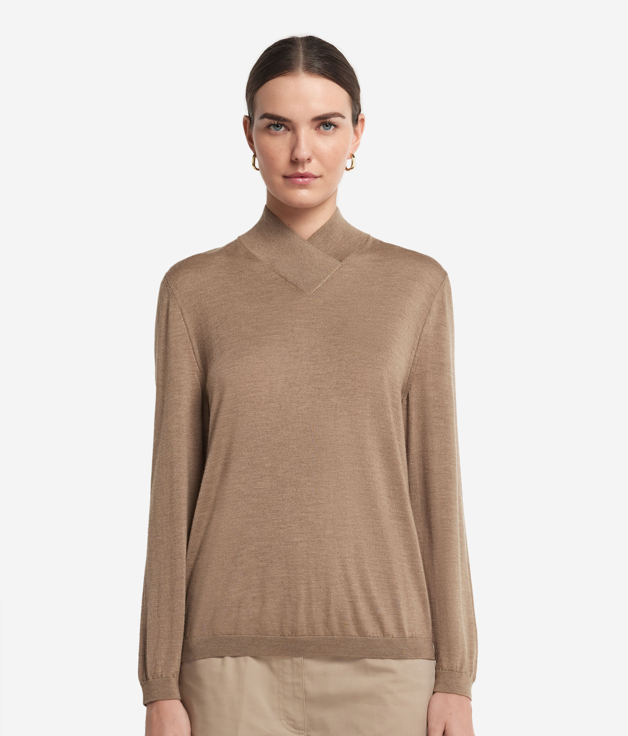 Turtleneck Jumper with Cashmere Finish