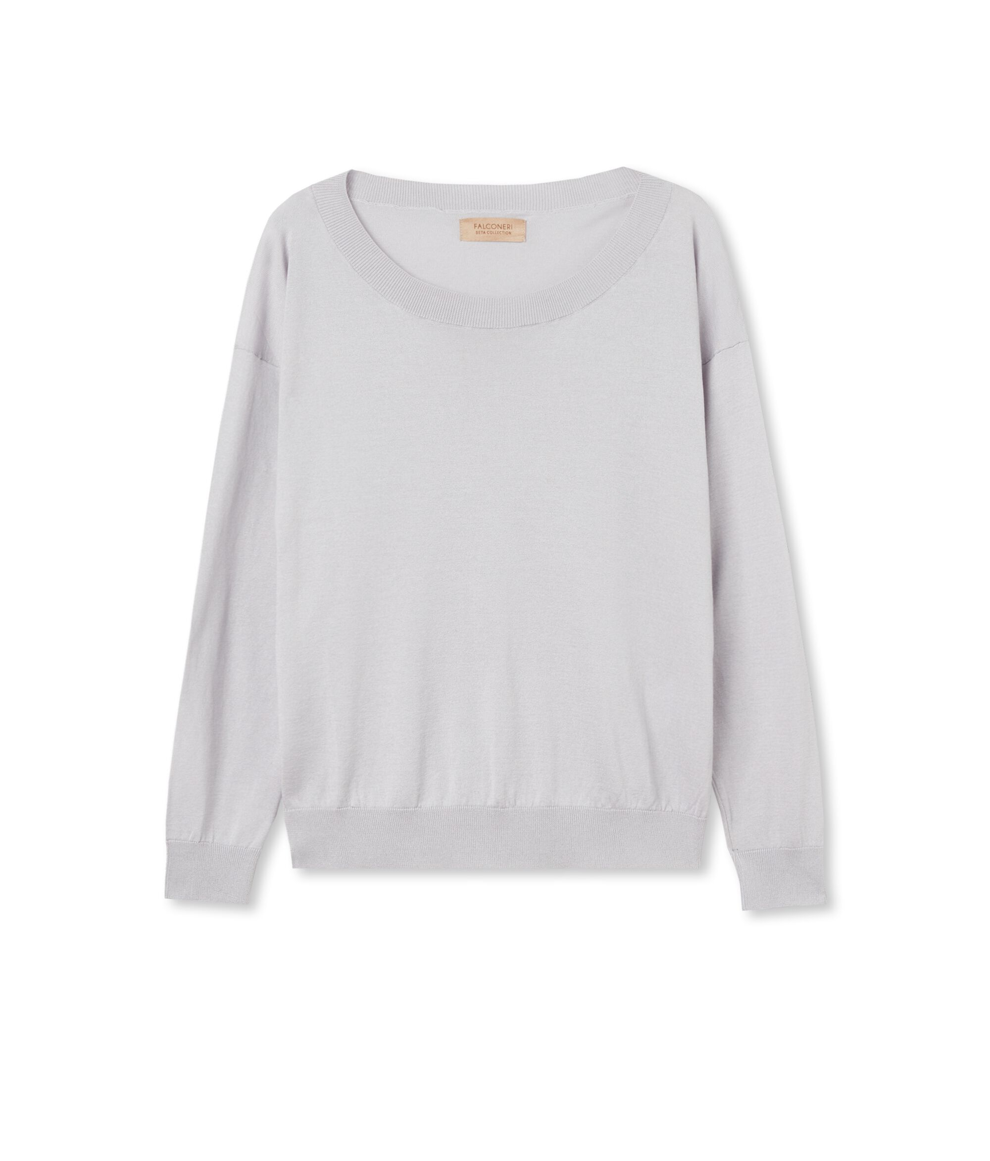 Silk and Cotton Round-Neck Jumper