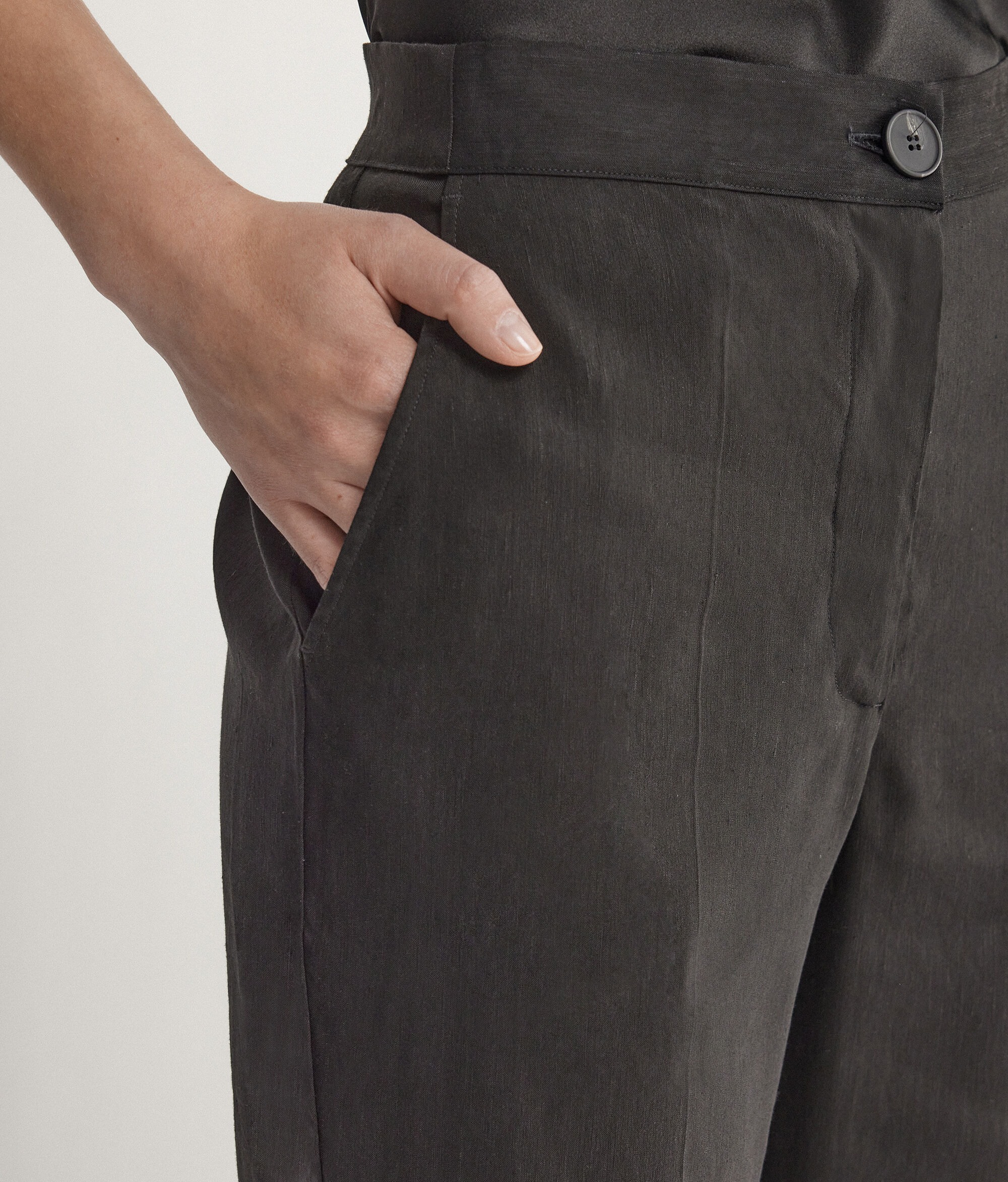 Linen Viscose Trousers