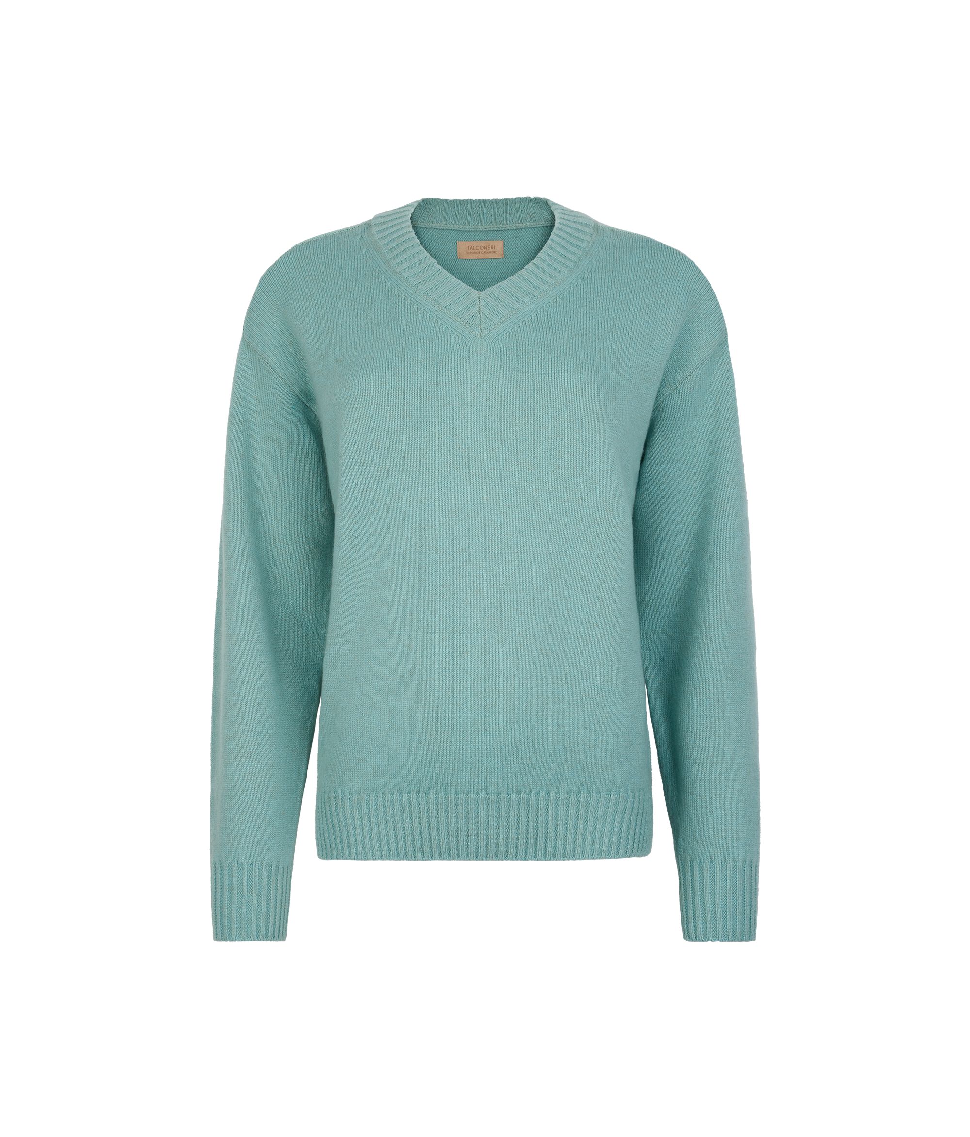 Ultrasoft Cashmere V-Neck Jumper with Set-In Sleeves