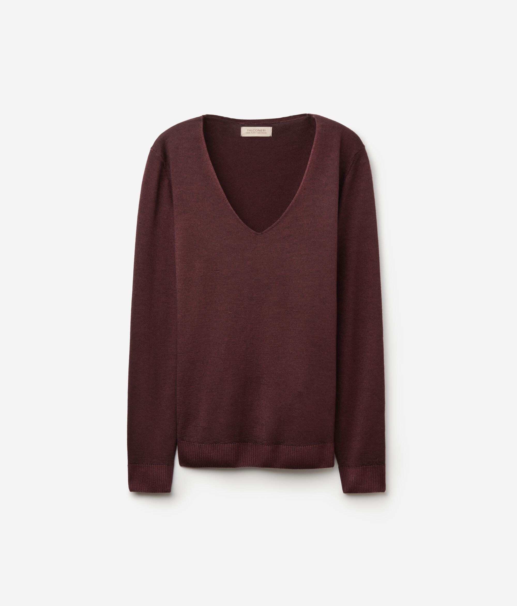 Pullover mit V-Ausschnitt aus Kaschmir Ultrafine