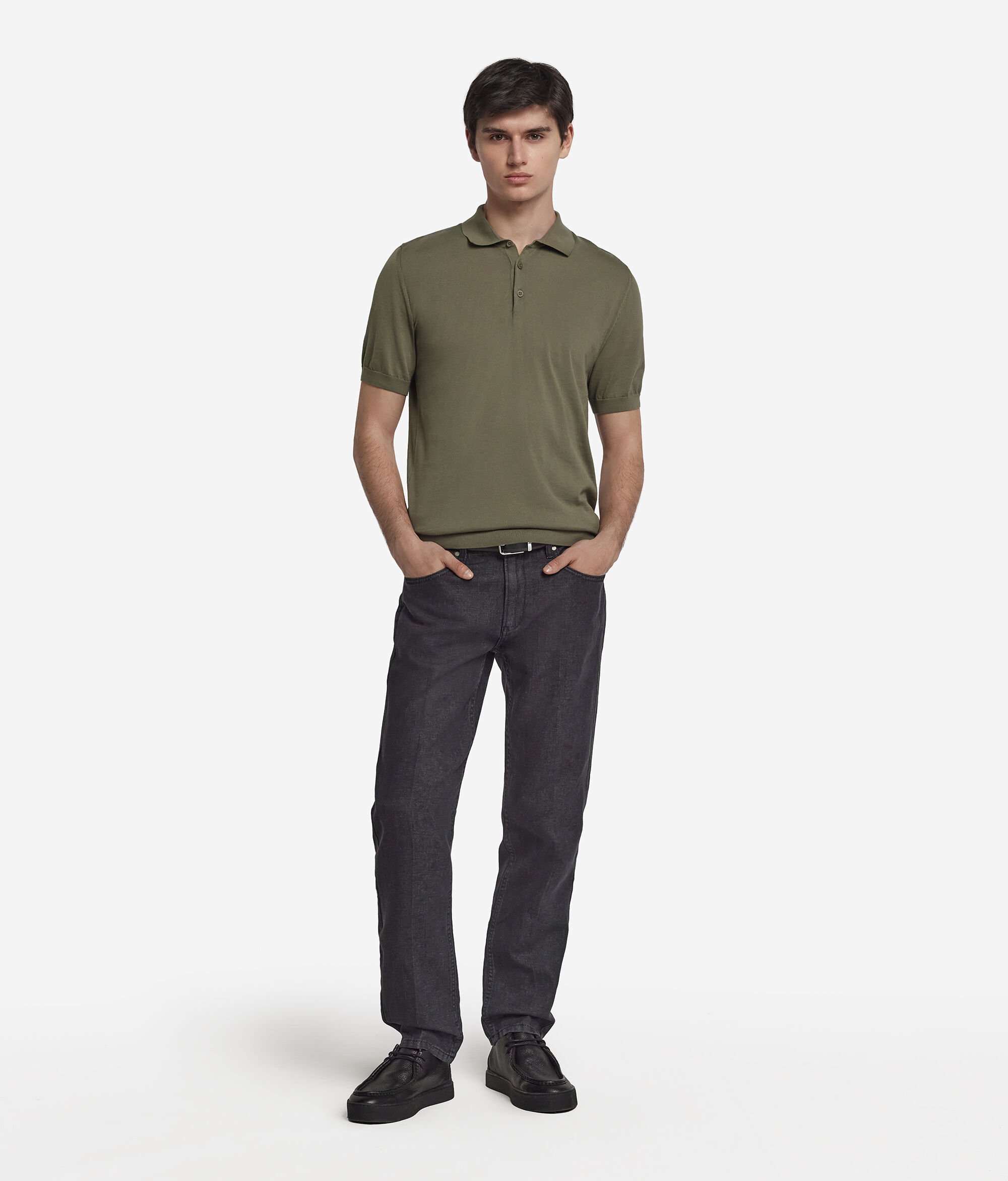 Polo a Maniche Corte in Cotone Fresh