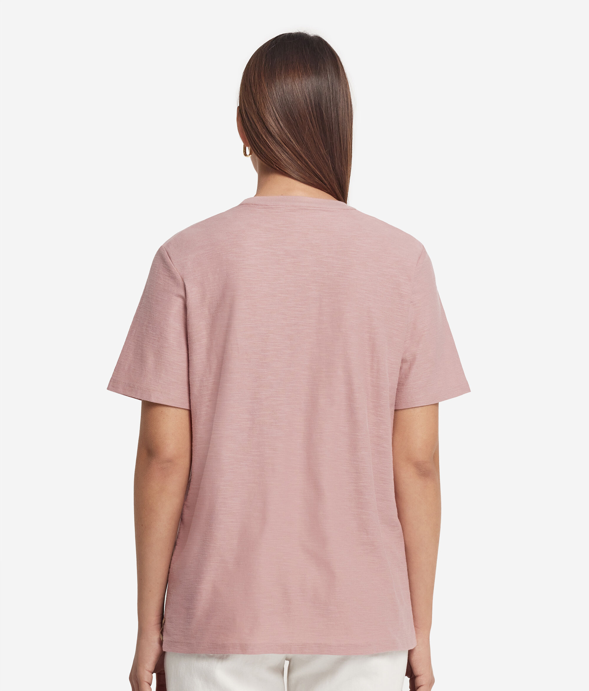 Short-Sleeved Round-Neck Cotton T-Shirt