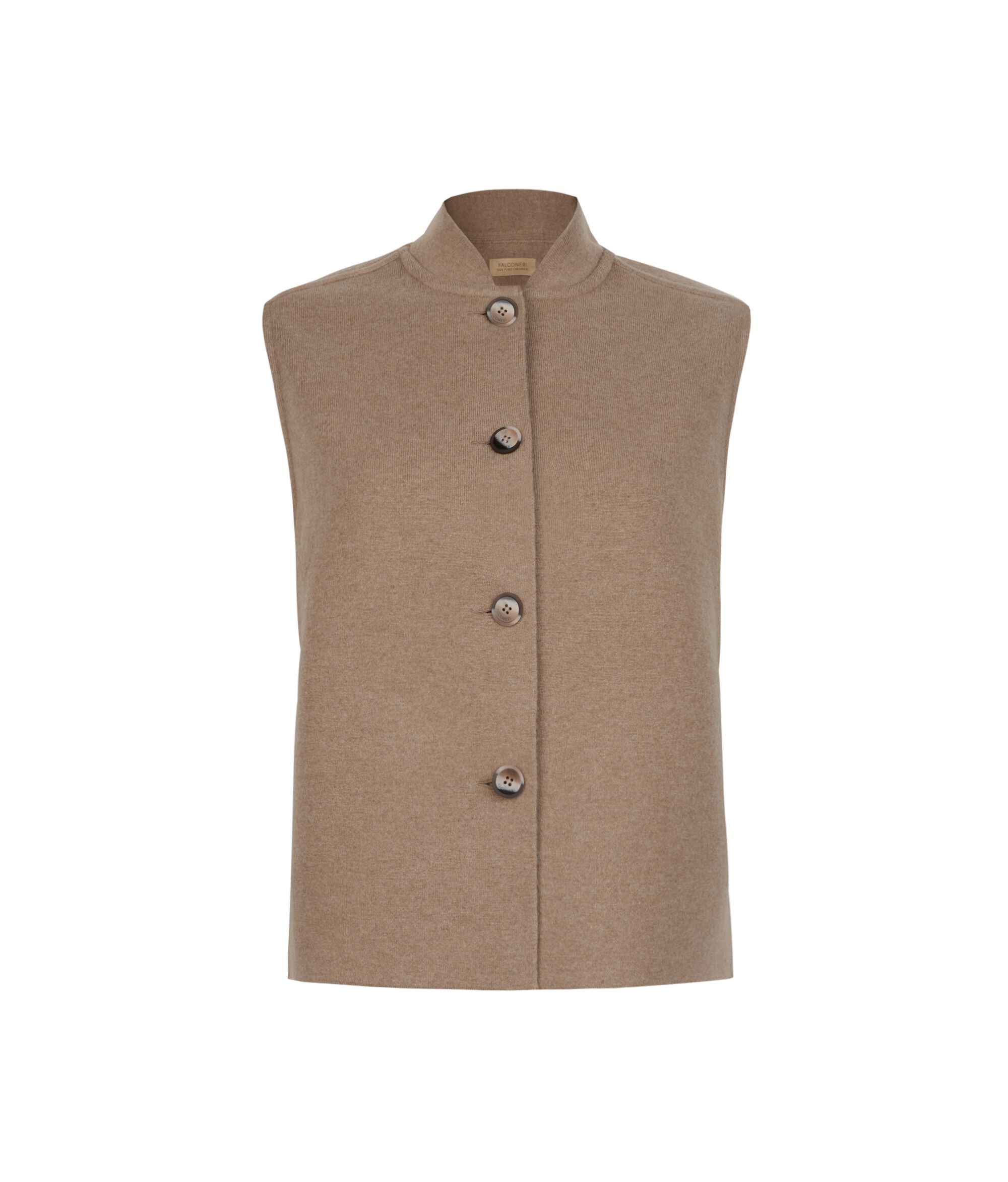 Weste mit Knöpfen aus Kaschmir Ultrasoft