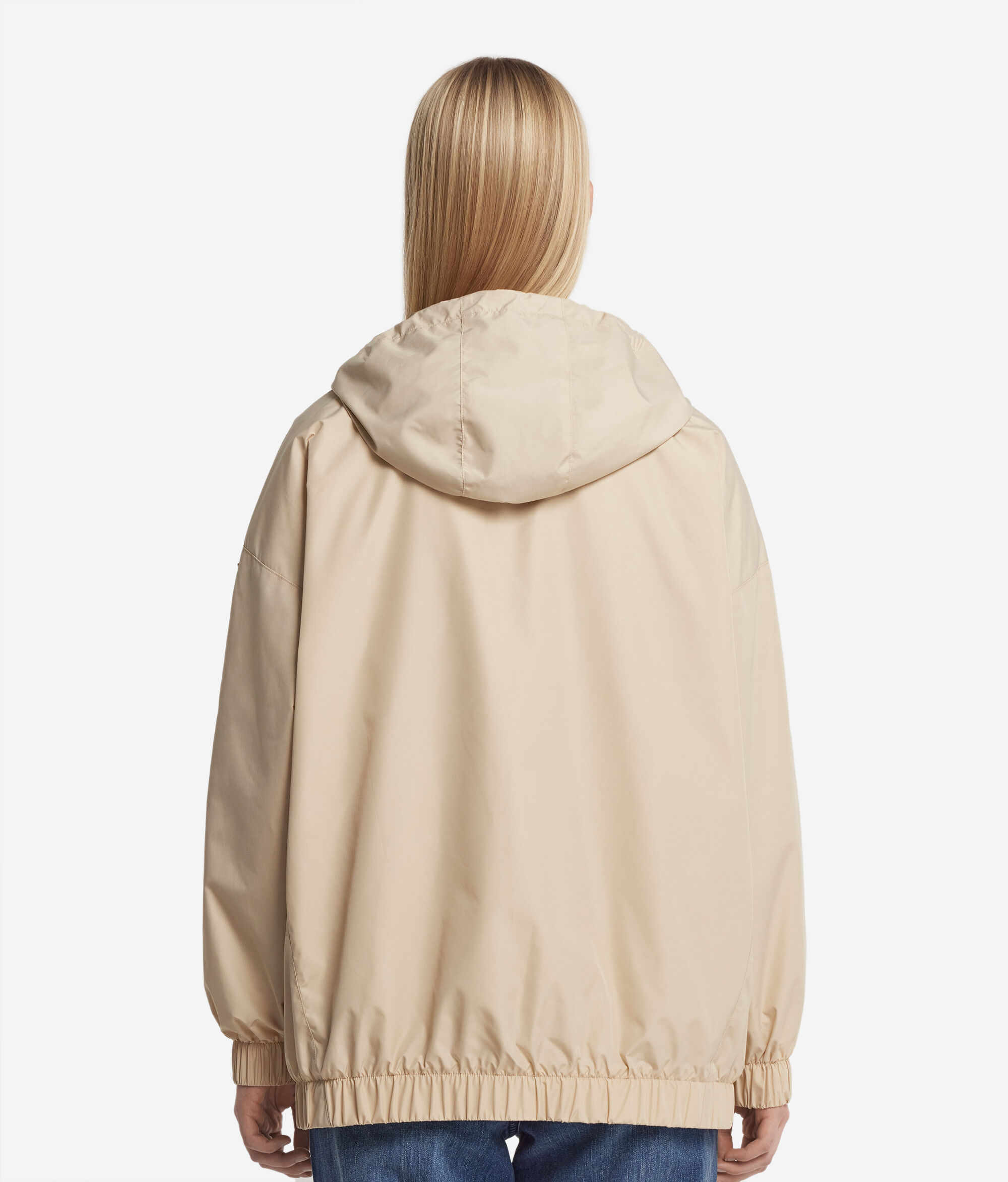 Jaqueta tècnica de Cashmere amb caputxa