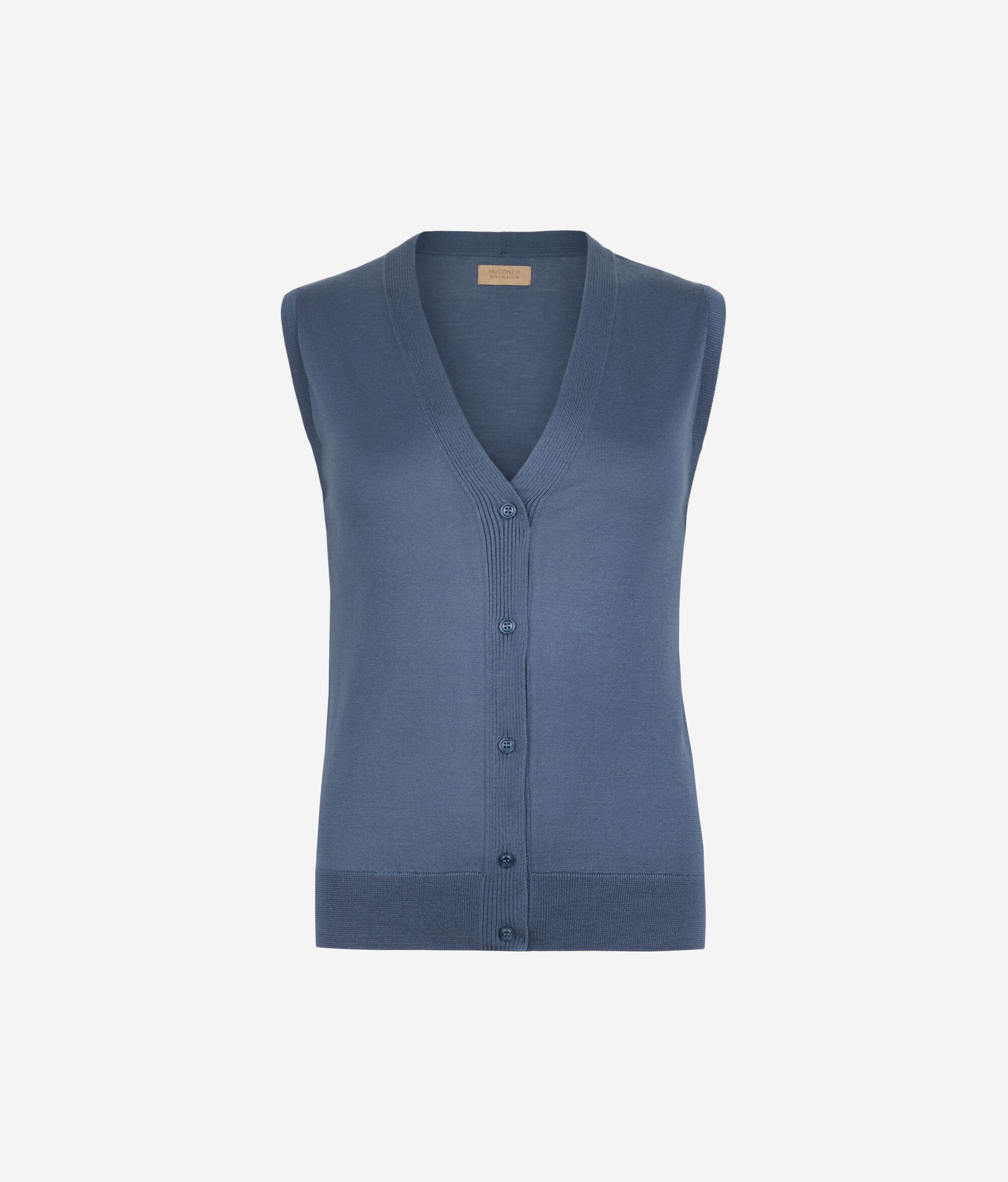 Gilet in Seta Cotone