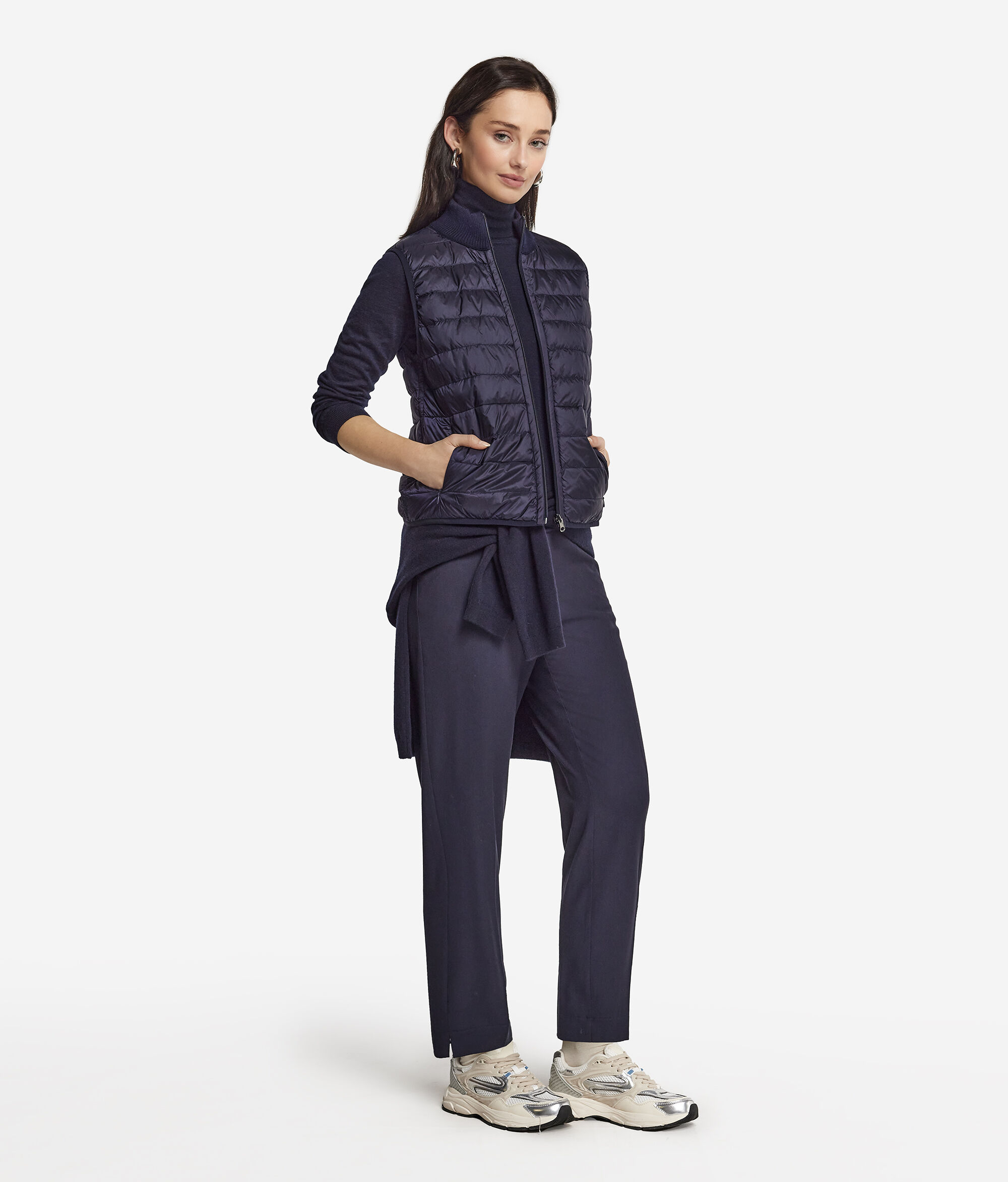 Reversible Cashmere Down Gilet