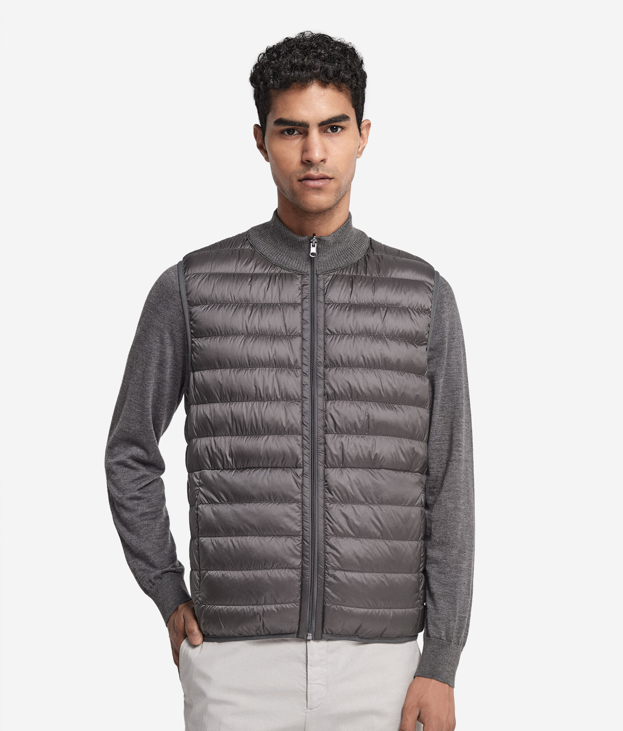 Reversible Cashmere Down Gilet