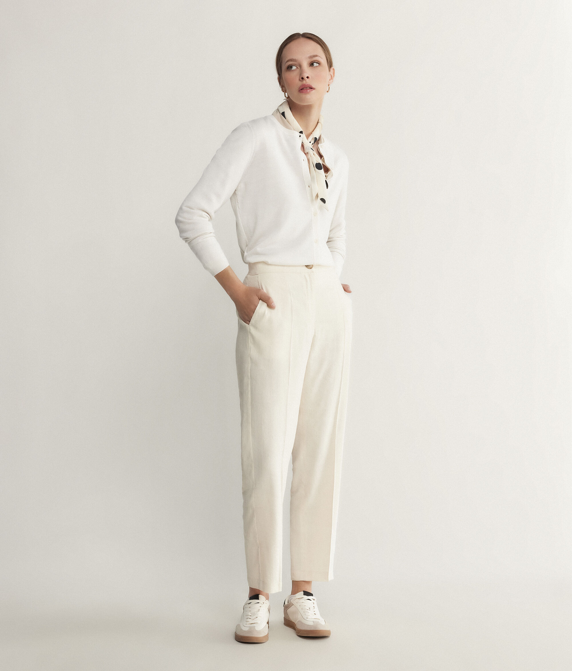 Linen Viscose Trousers