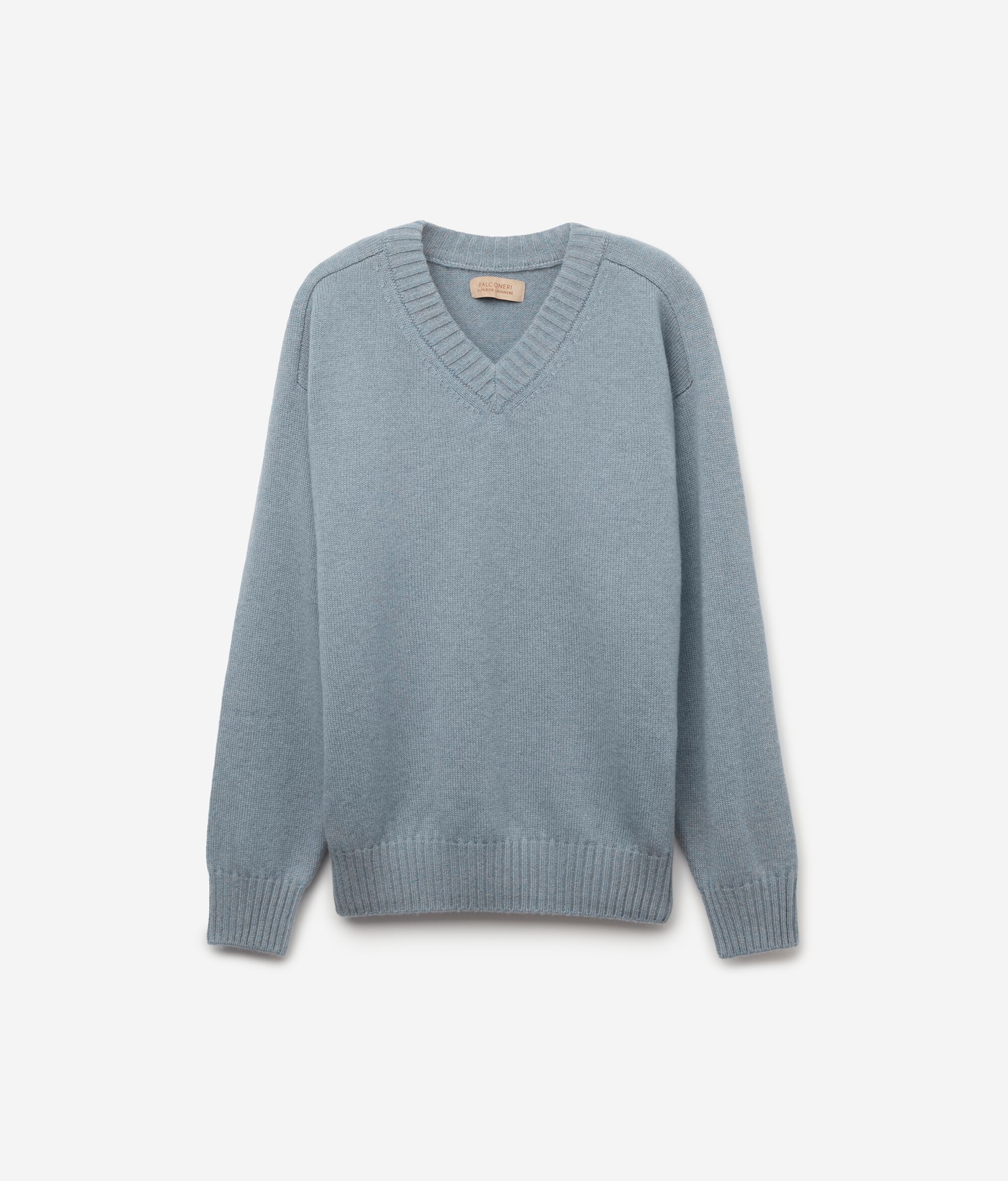 Ultrasoft Cashmere V-Neck Jumper with Set-In Sleeves