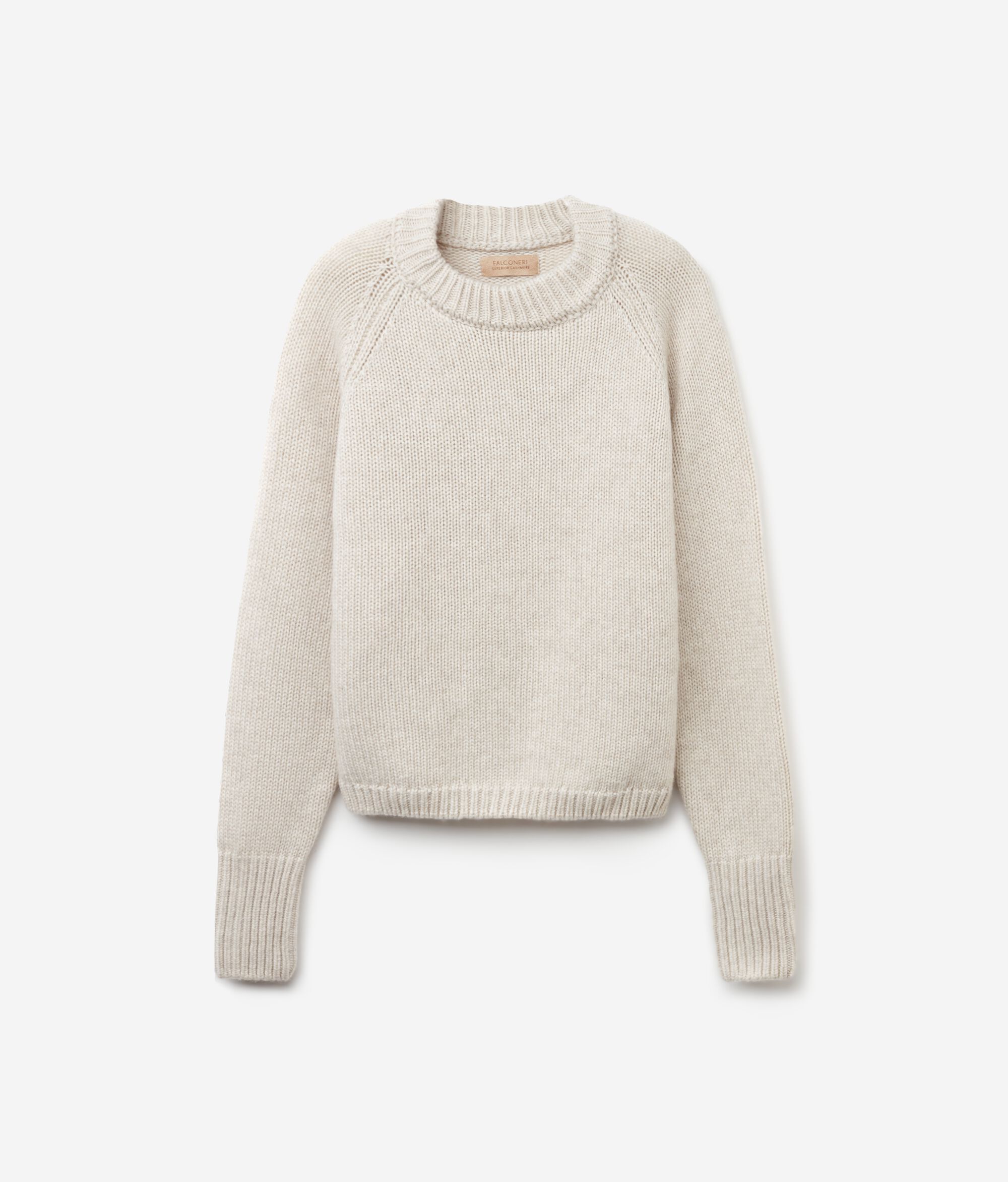 Bluză la Baza Gâtului din Cașmir Tricot