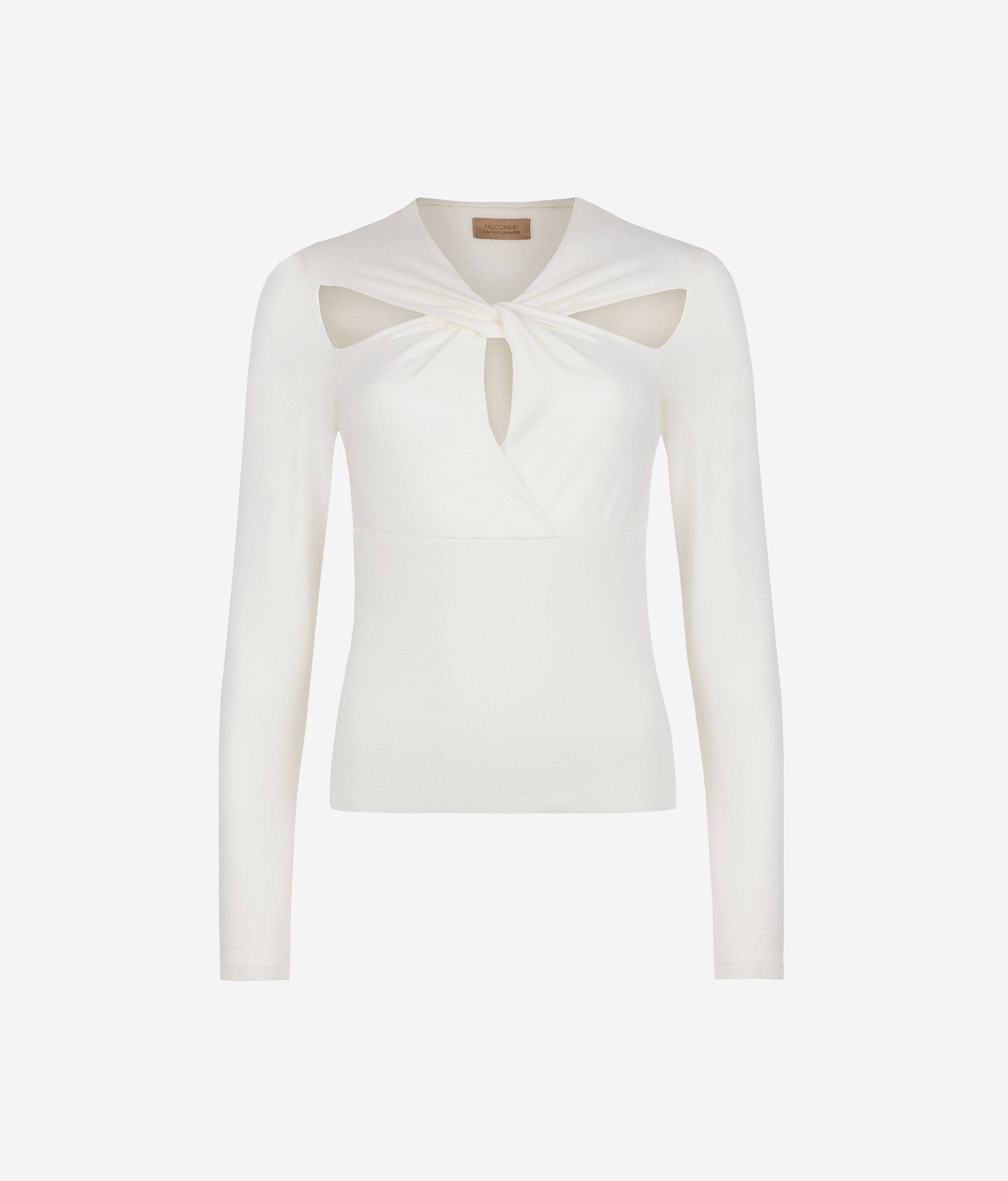 Μπλούζα με Κρουαζέ Ντεκολτέ από Ultrafine Cashmere