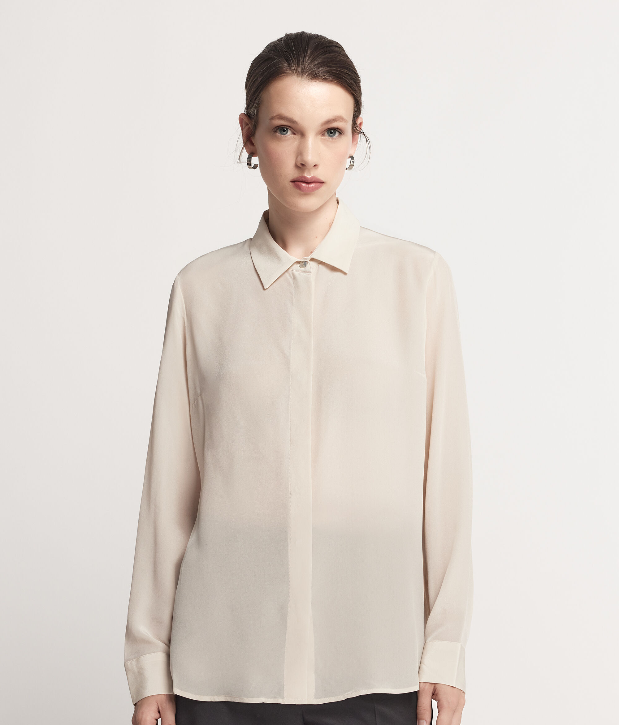 Silk Collared Shirt