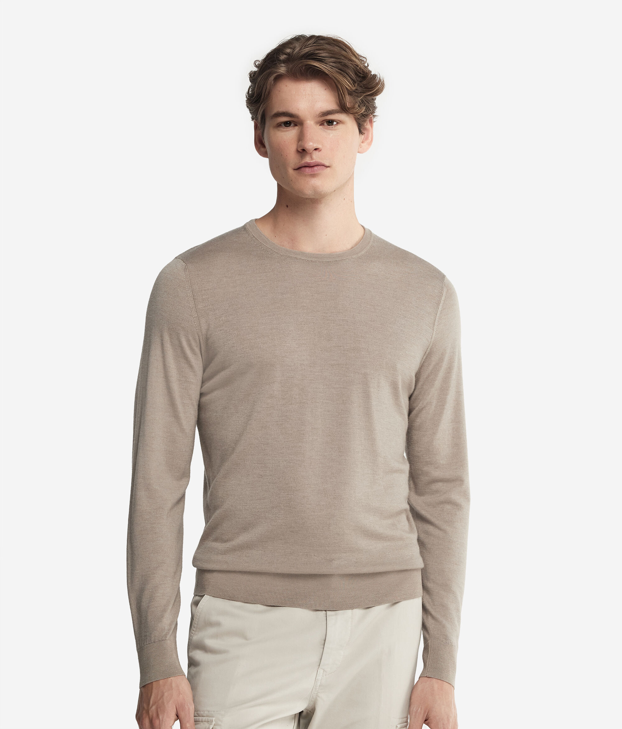 Round-Neck Ultrafine Cashmere Jumper