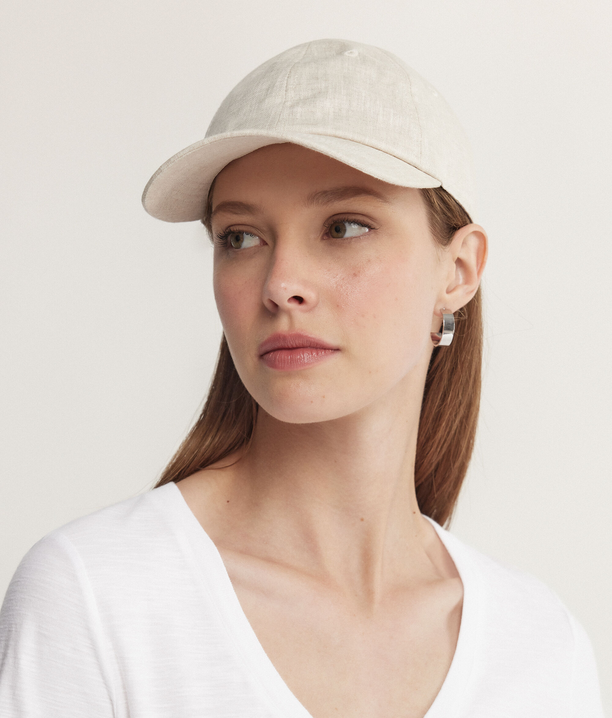 Pure Linen Baseball Cap
