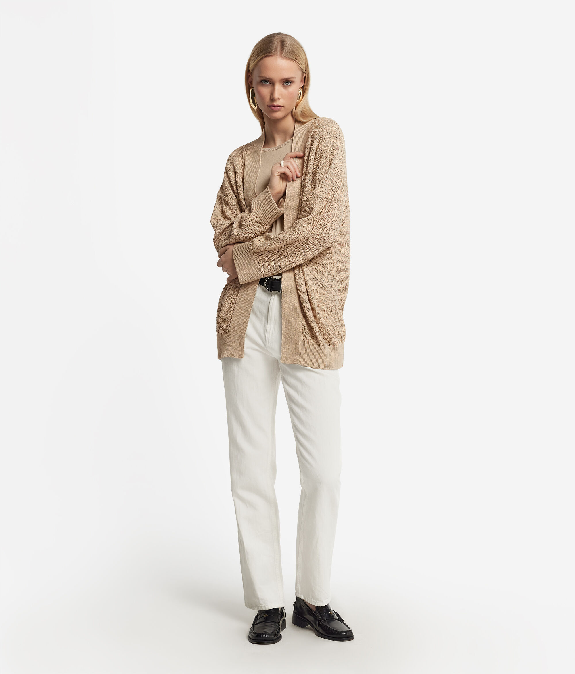 Kimono mit geometrischem Design
