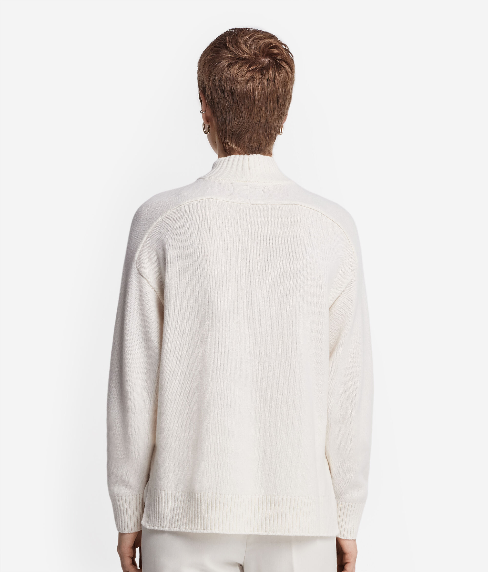 Ultrasoft Cashmere Turtleneck with Set-In Sleeves