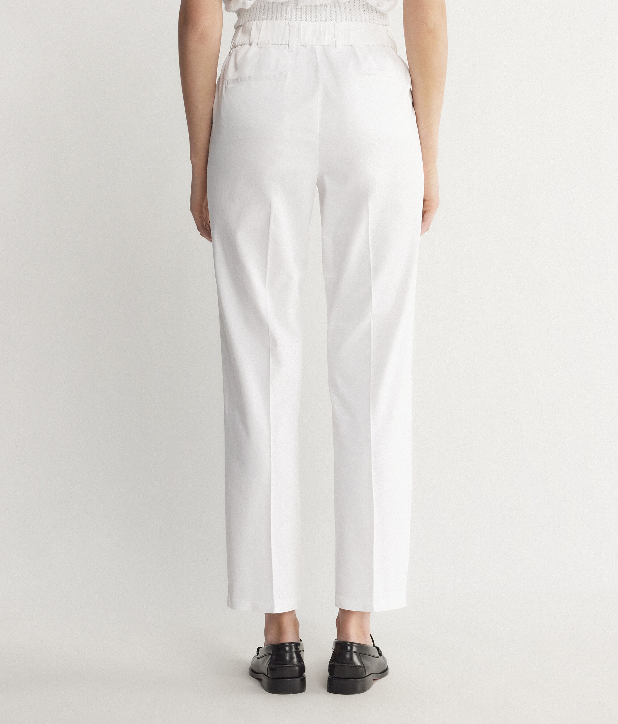Zippered Cigarette Pants