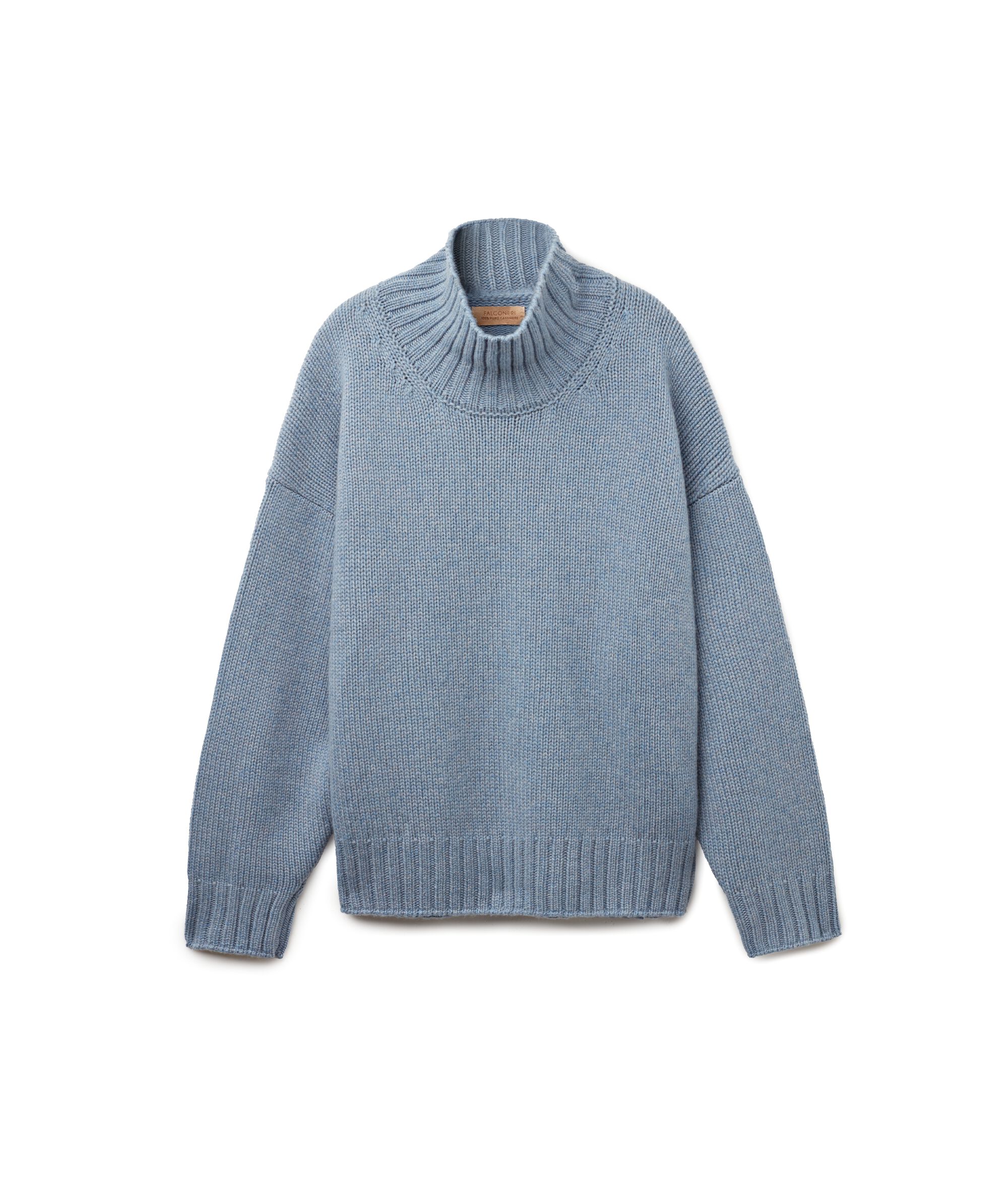 Bluză pe Gât din Tricot de Cașmir