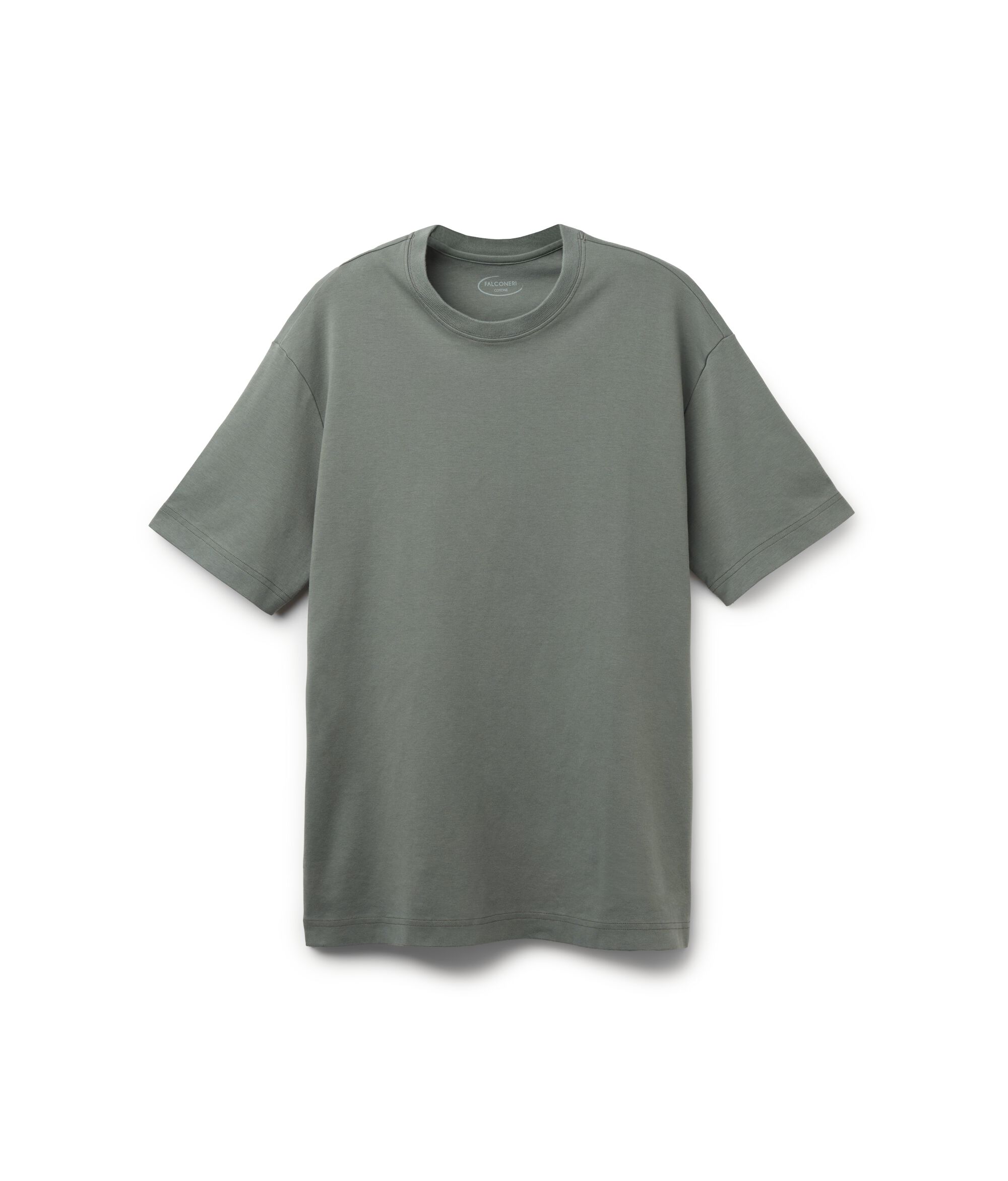 Pamuklu Jersey Yuvarlak Yaka T-Shirt