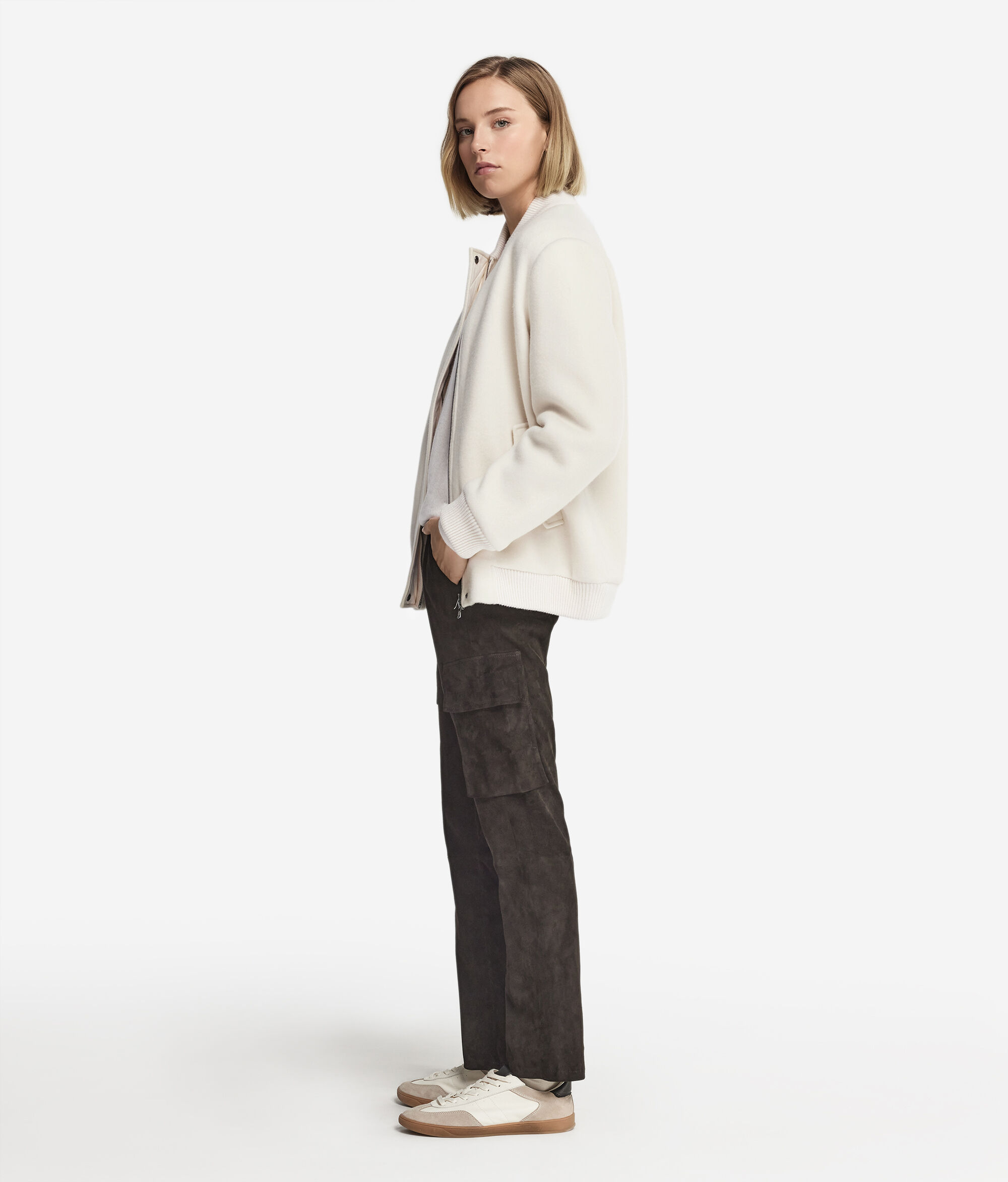 Cashmere Bomber Jacket