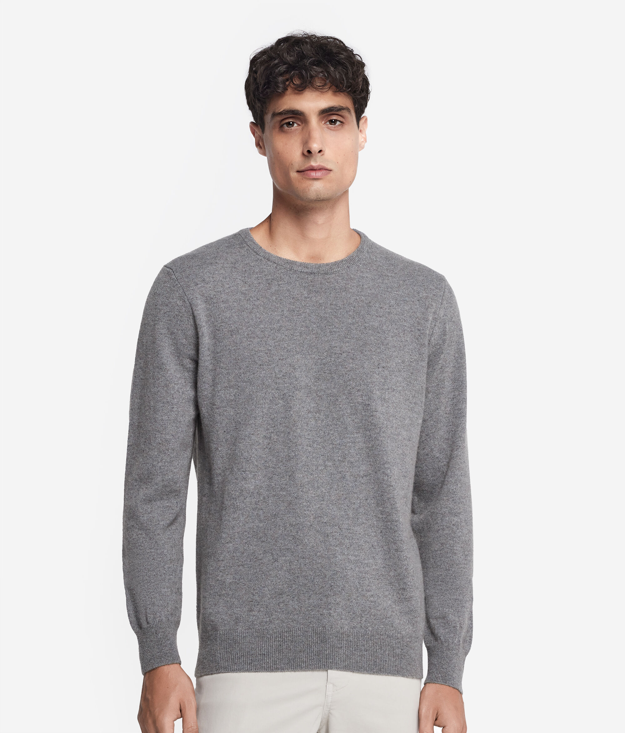 Svetřík s Kulatým Výstřihem z Kašmíru Ultrasoft