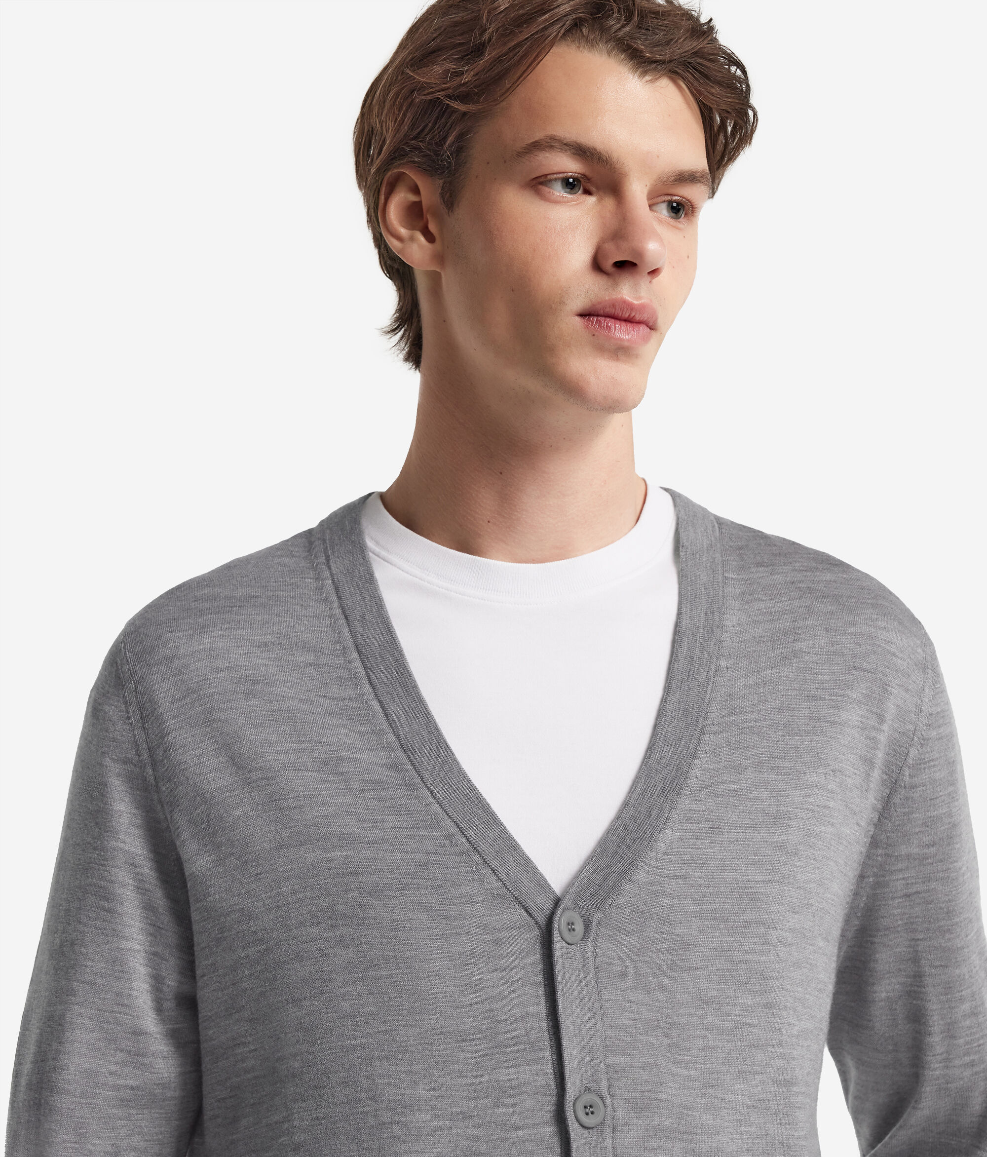 Ζακέτα από Cashmere με Κουμπιά