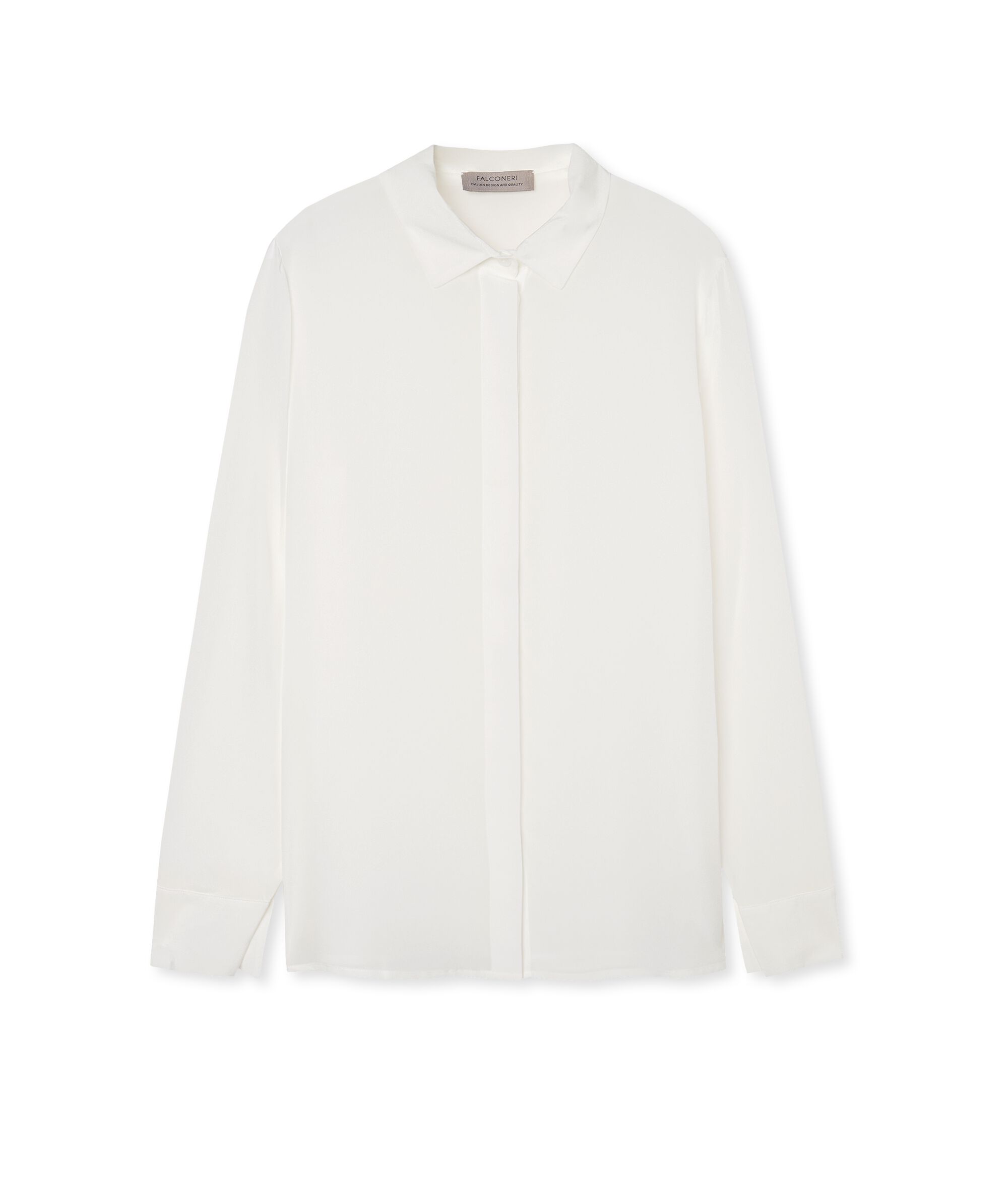Silk Shirt with Collar