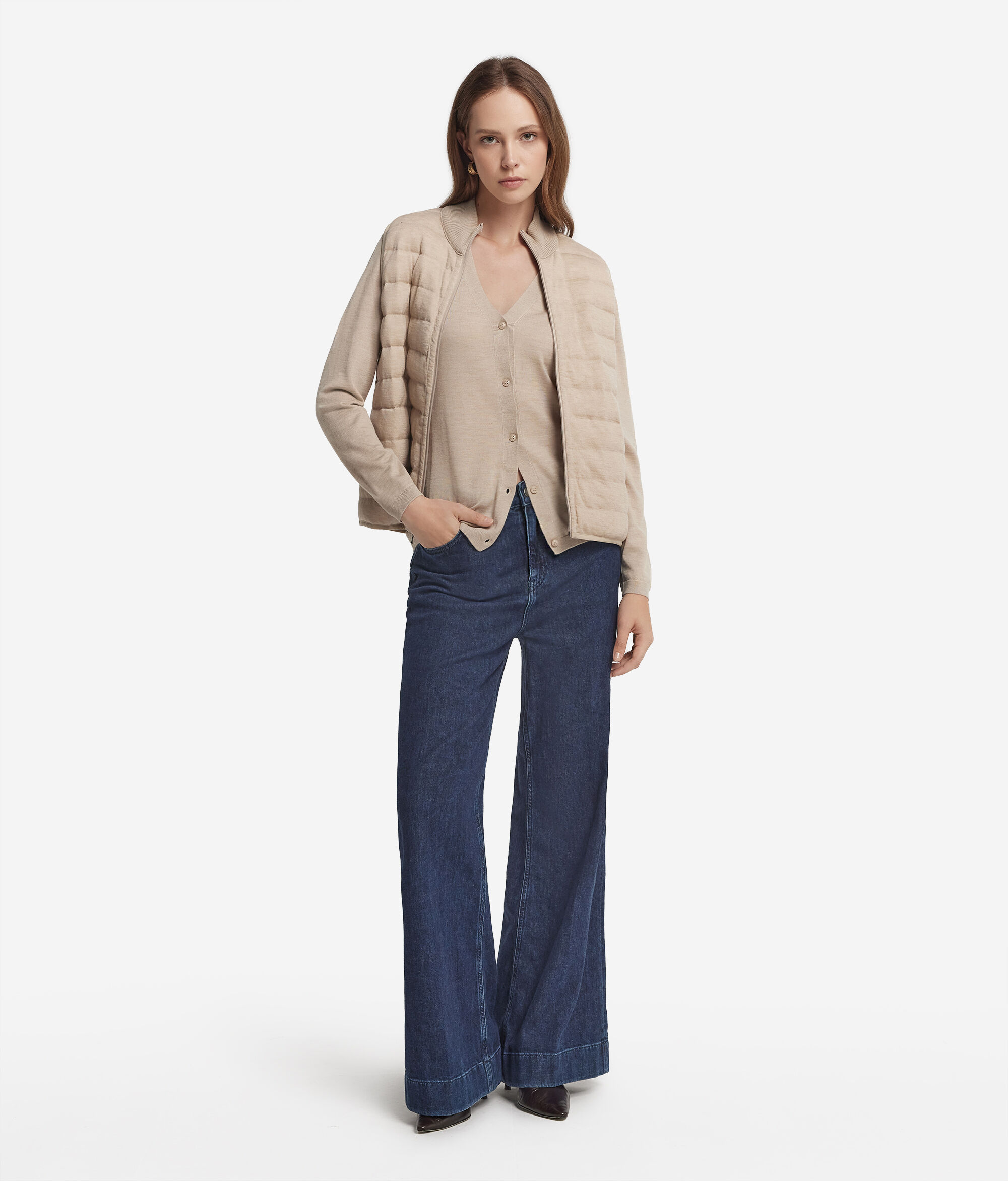 Πουπουλένιο Μπουφάν Ντουμπλ Φας από Cashmere