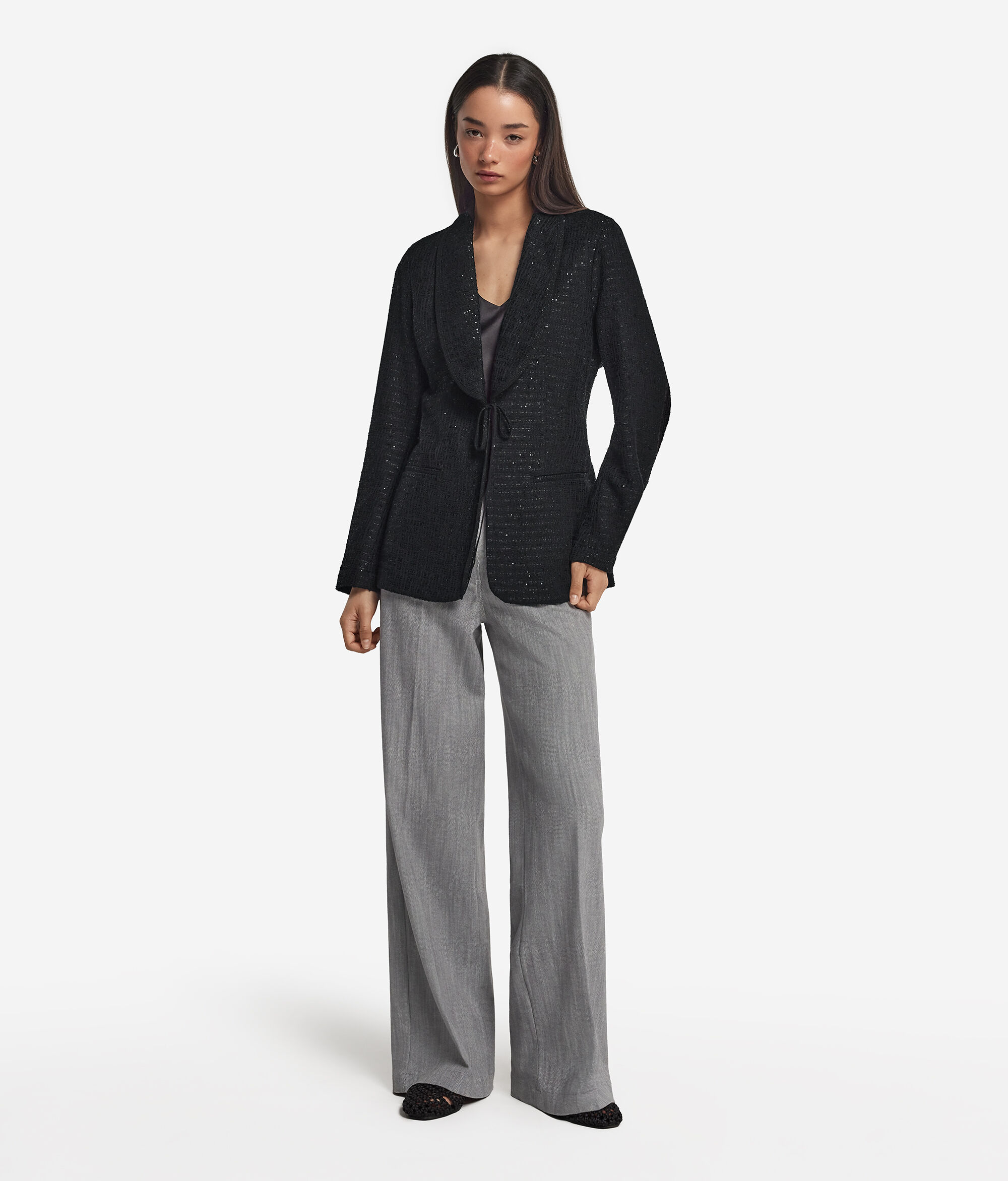 Sequined Bouclé Jacket