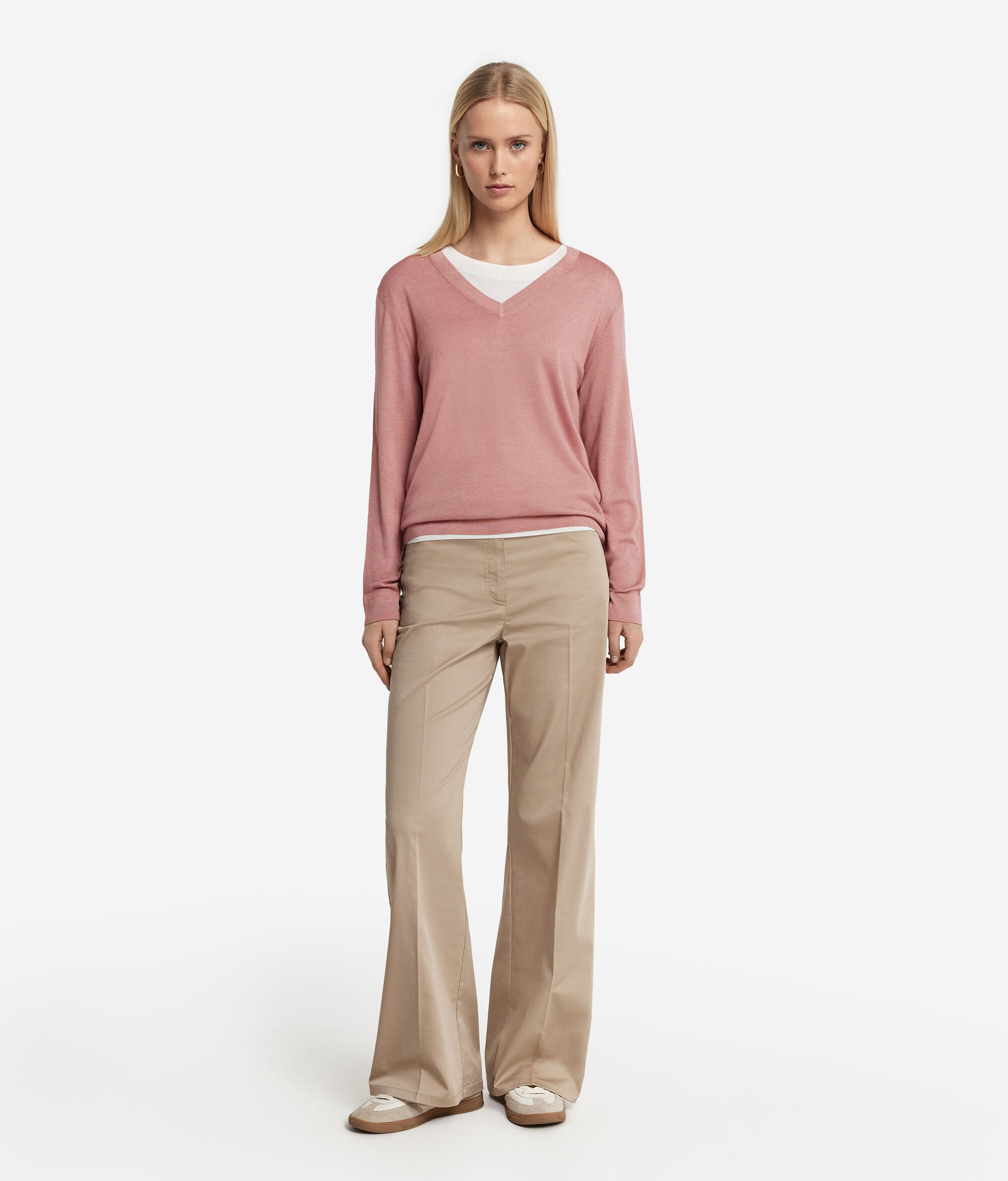 Ultrafine Cashmere V-Neck Jumper