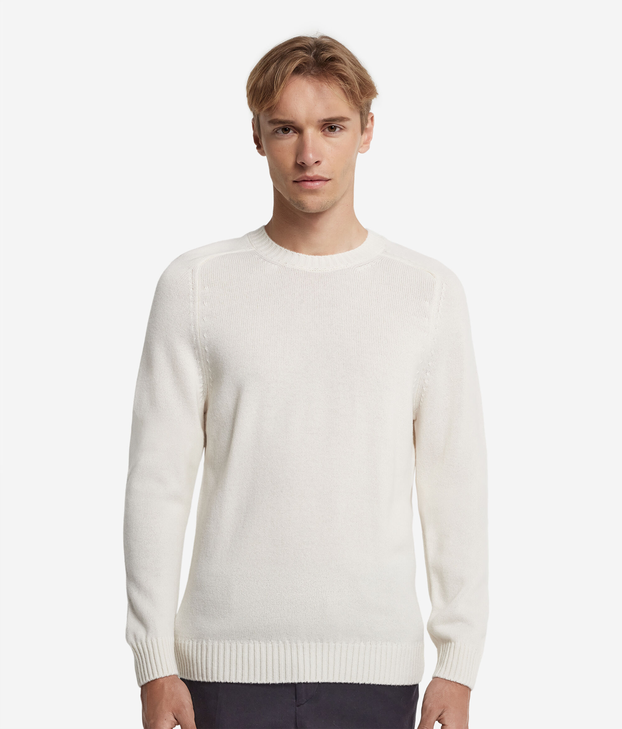 Svetřík s Kulatým Výstřihem z Kašmíru Ultrasoft
