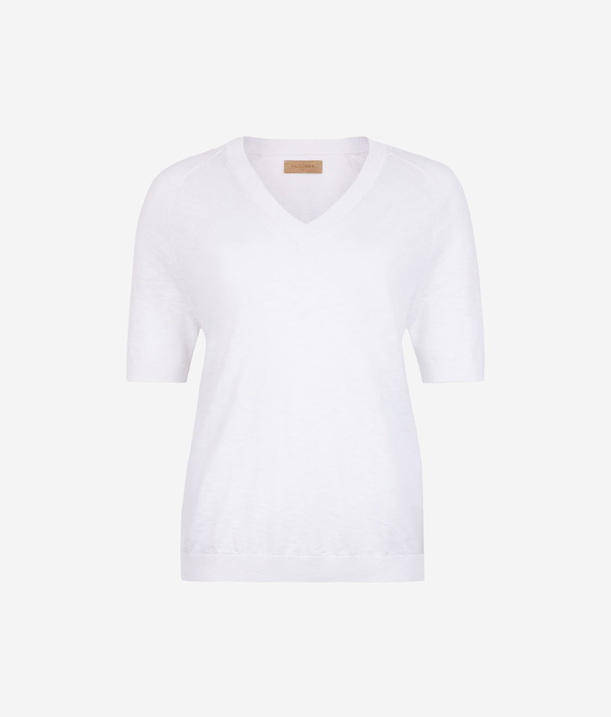 Twist V-neck Short-Sleeved T-shirt