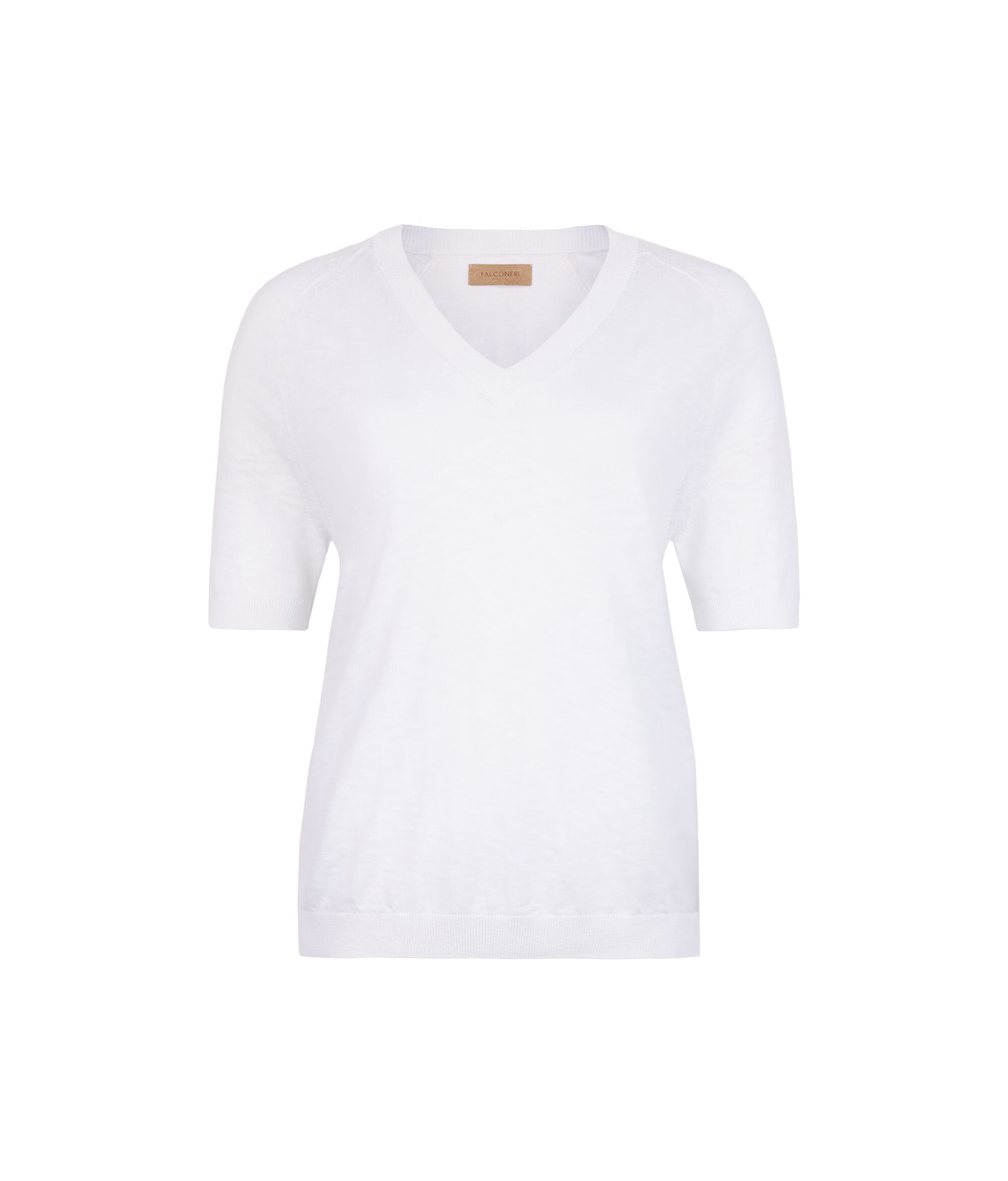 T-shirt z półrękawkiem i dekoltem w serek Twist