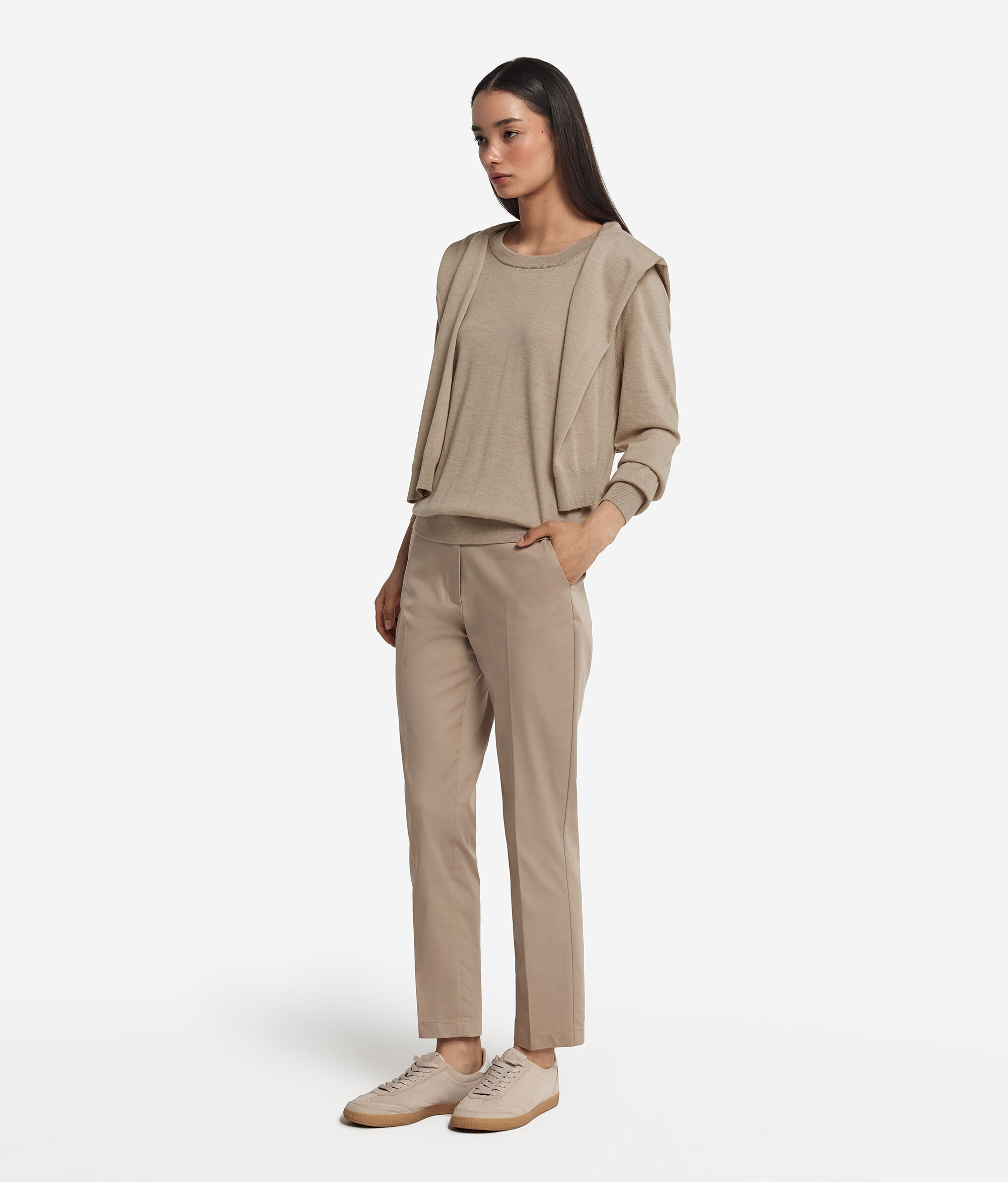 Crew Neck Ultrafine Cashmere Jumper