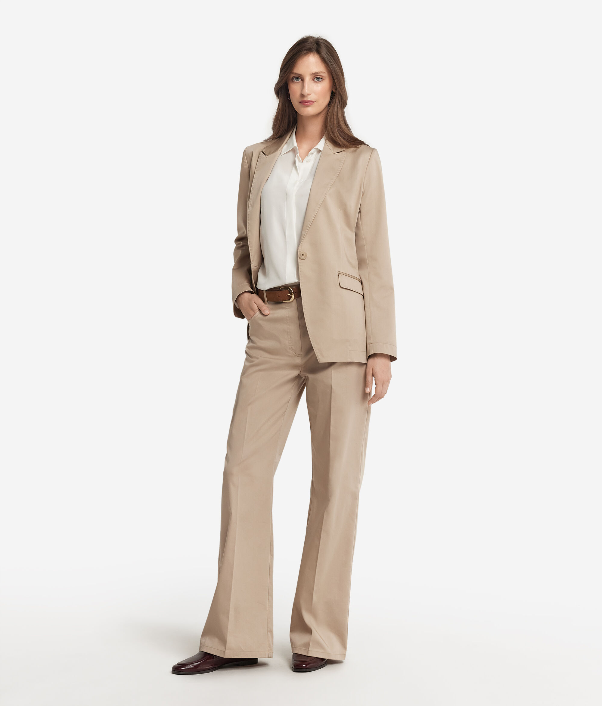 Blazer aus Baumwollgewebe