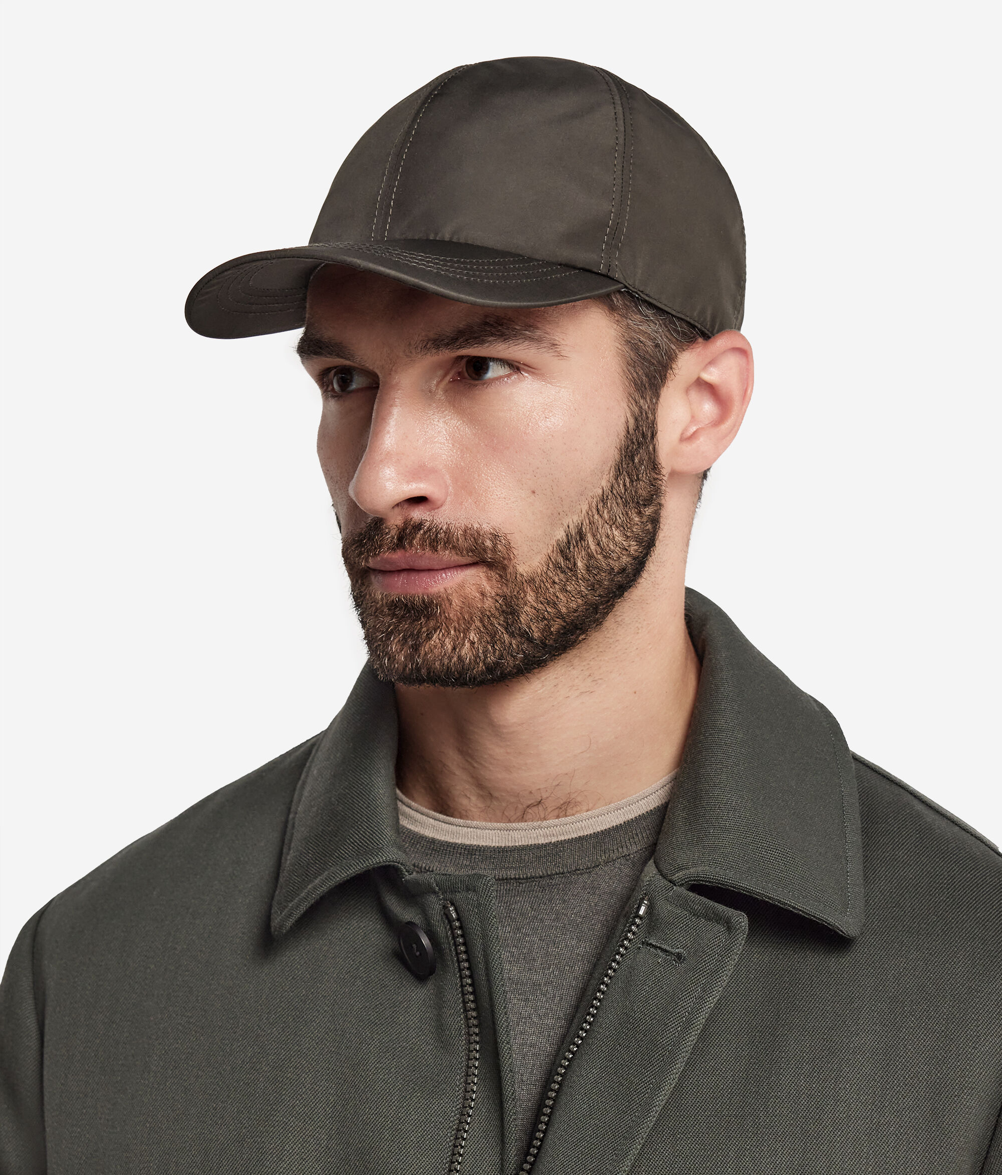 Berretto Baseball Tecnico Interno in Cashmere Ultrafine