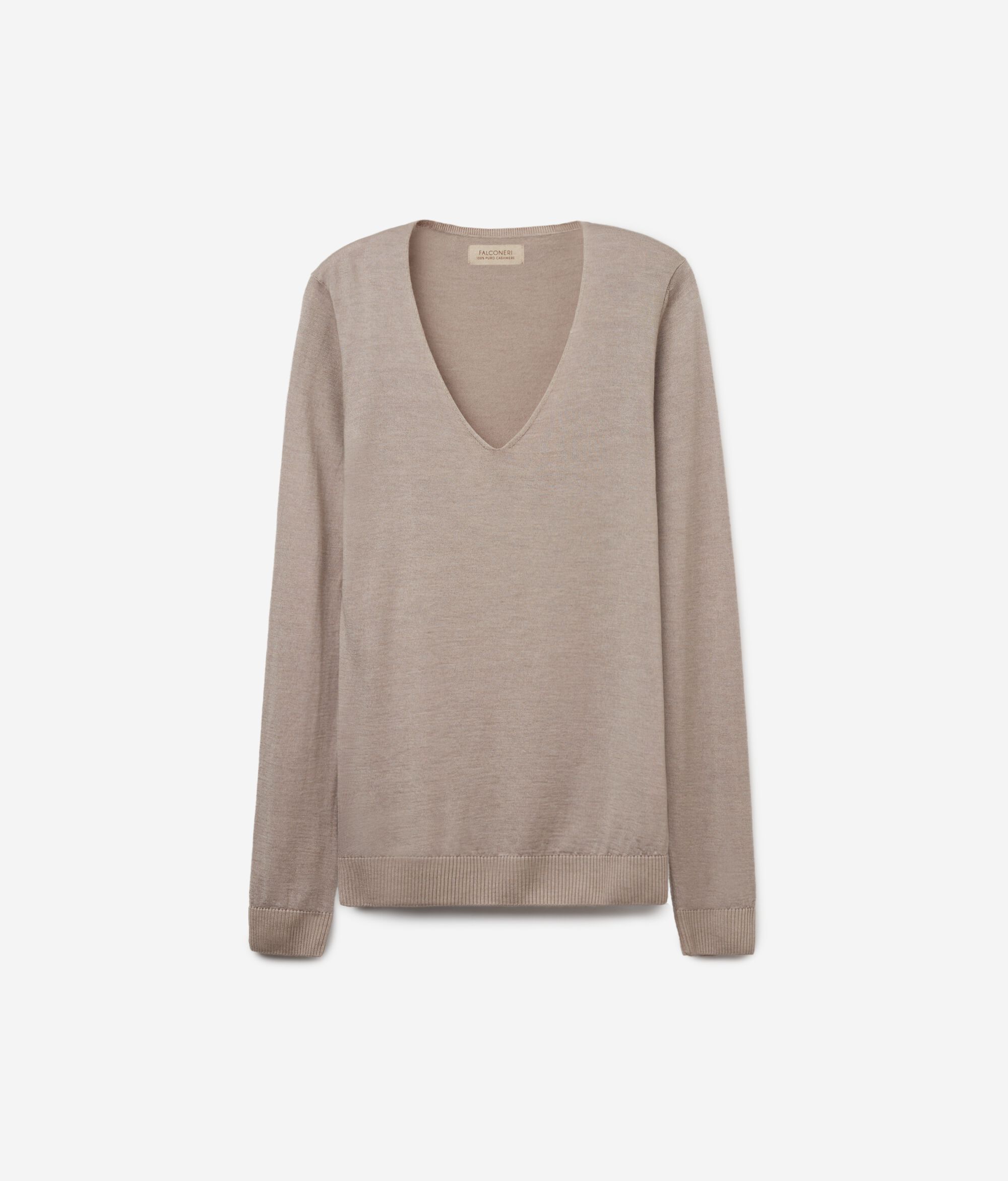 Pullover mit V-Ausschnitt aus Kaschmir Ultrafine