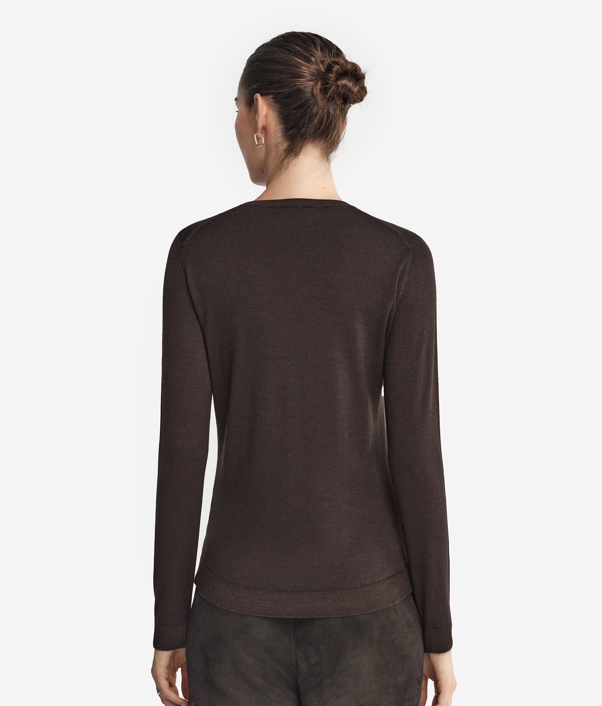 Round-Neck Ultrafine Cashmere Jumper