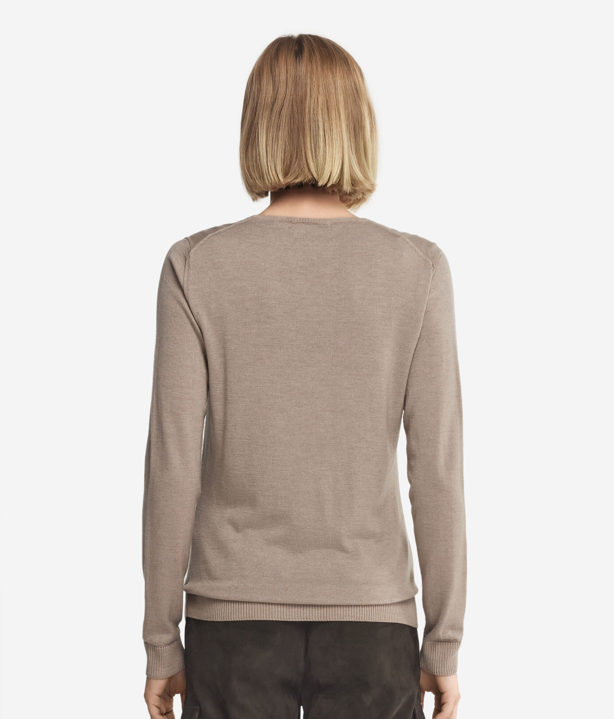 Pullover mit V-Ausschnitt aus Kaschmir Ultrafine