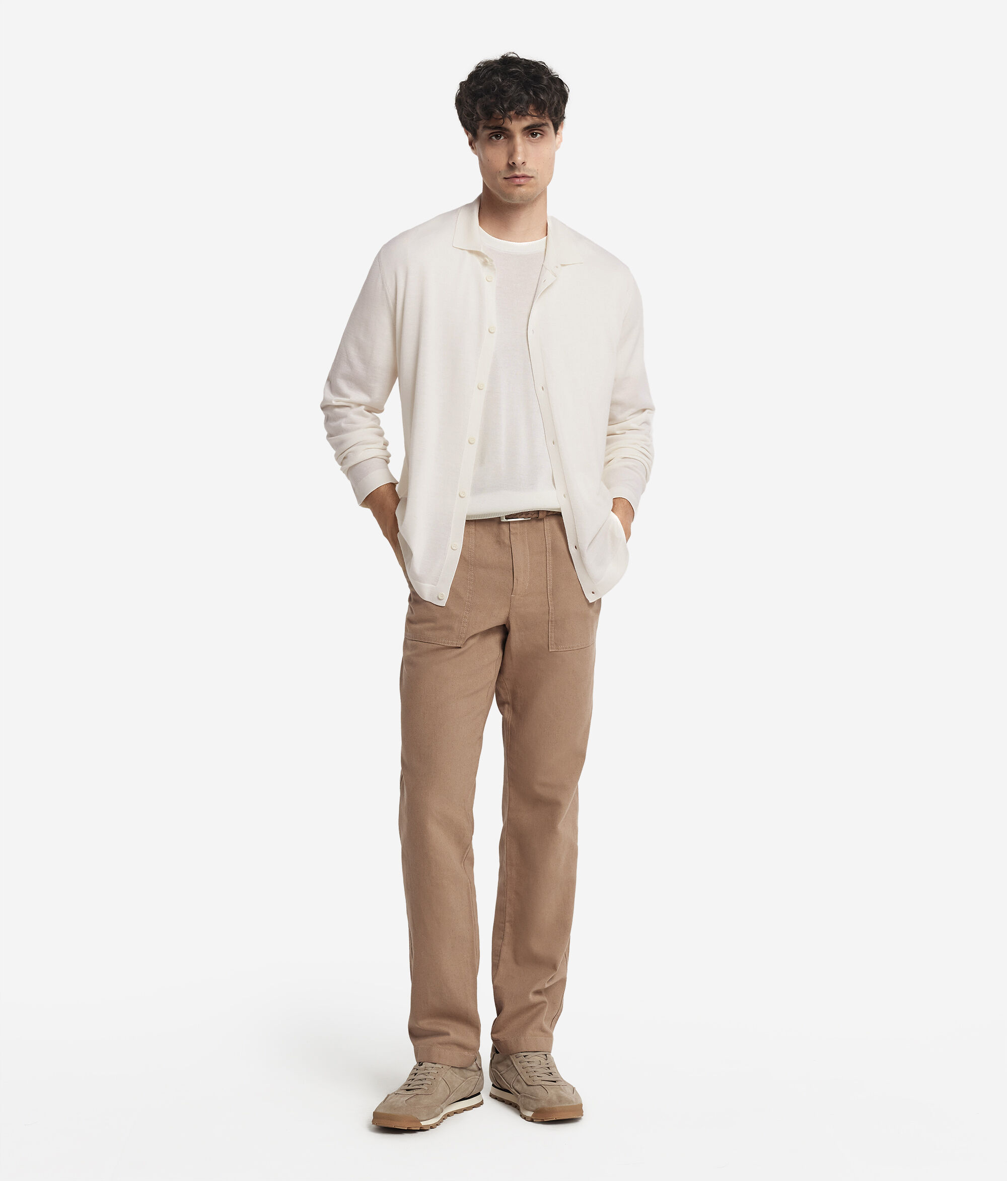 Ultrafine Cashmere Knit Shirt
