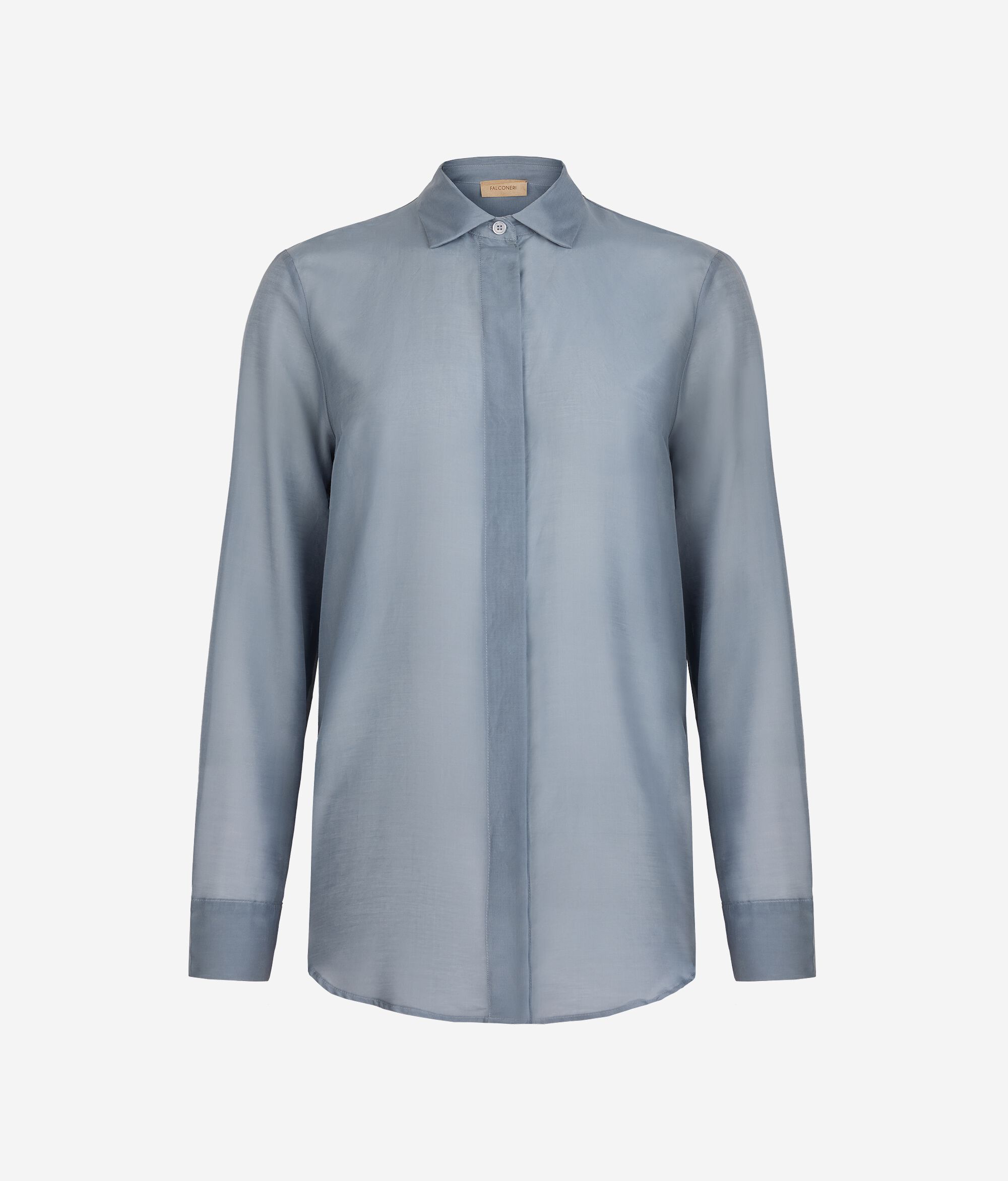 Camicia Colletto Mussola in Cotone e Seta