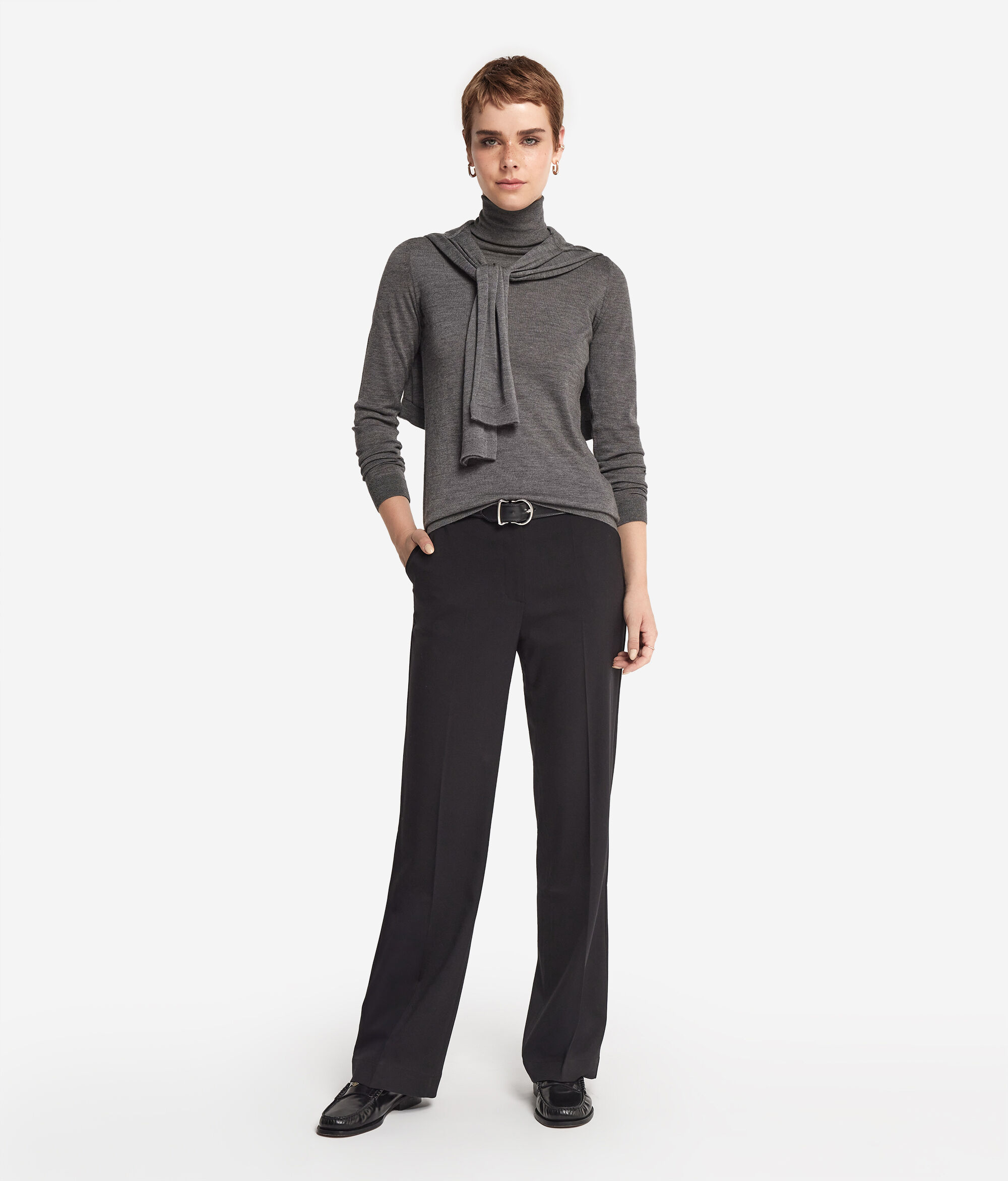 Ultrafine Cashmere Turtleneck Jumper