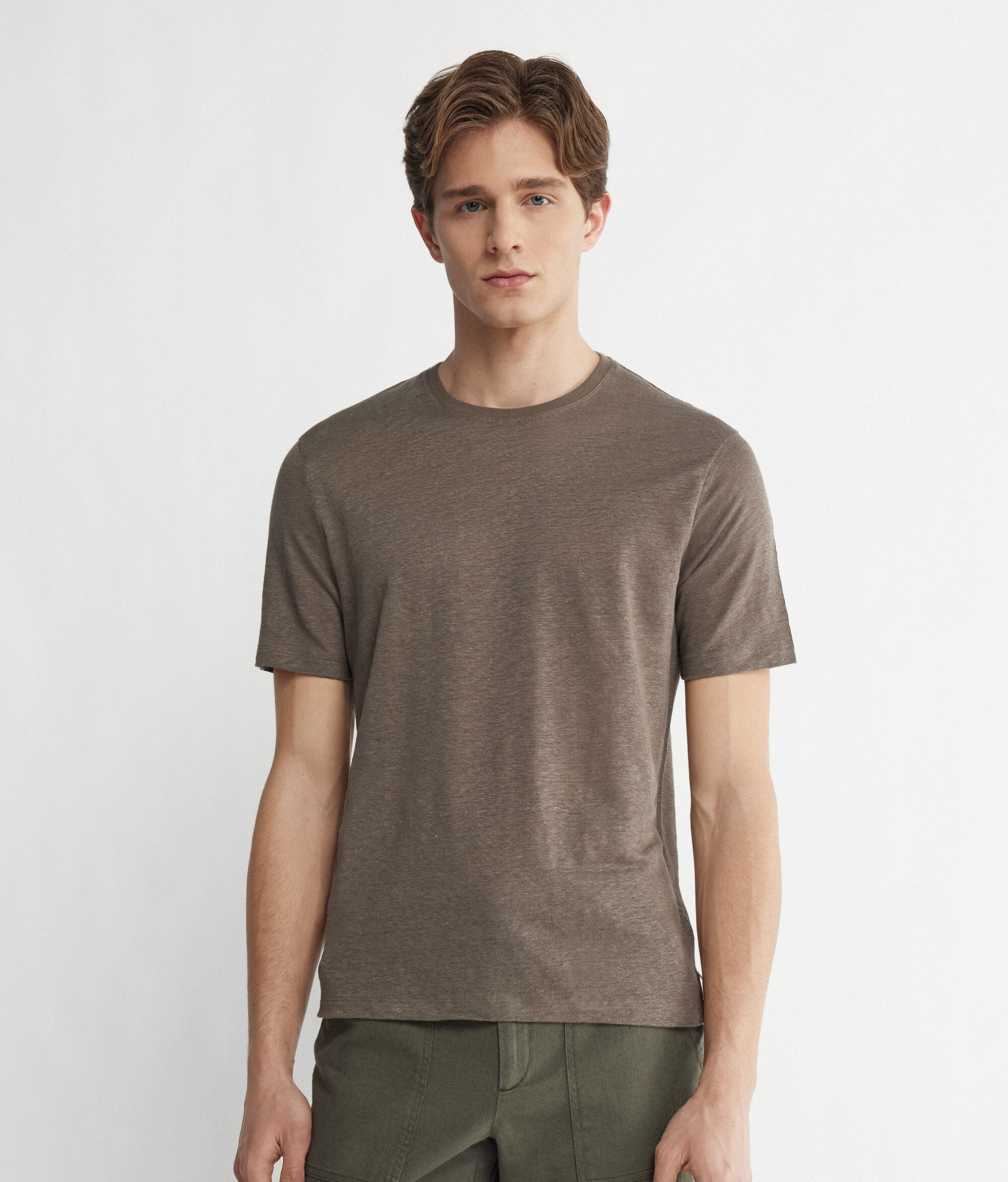 リネン Tシャツ